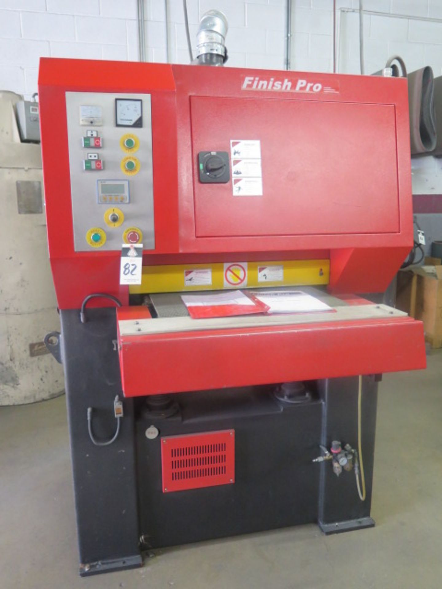 Finish Pro mdl. FP-2560 24" Belt Grainer s/n 09081601 w/ M-10 Digital Controls, 25" Belt Drive