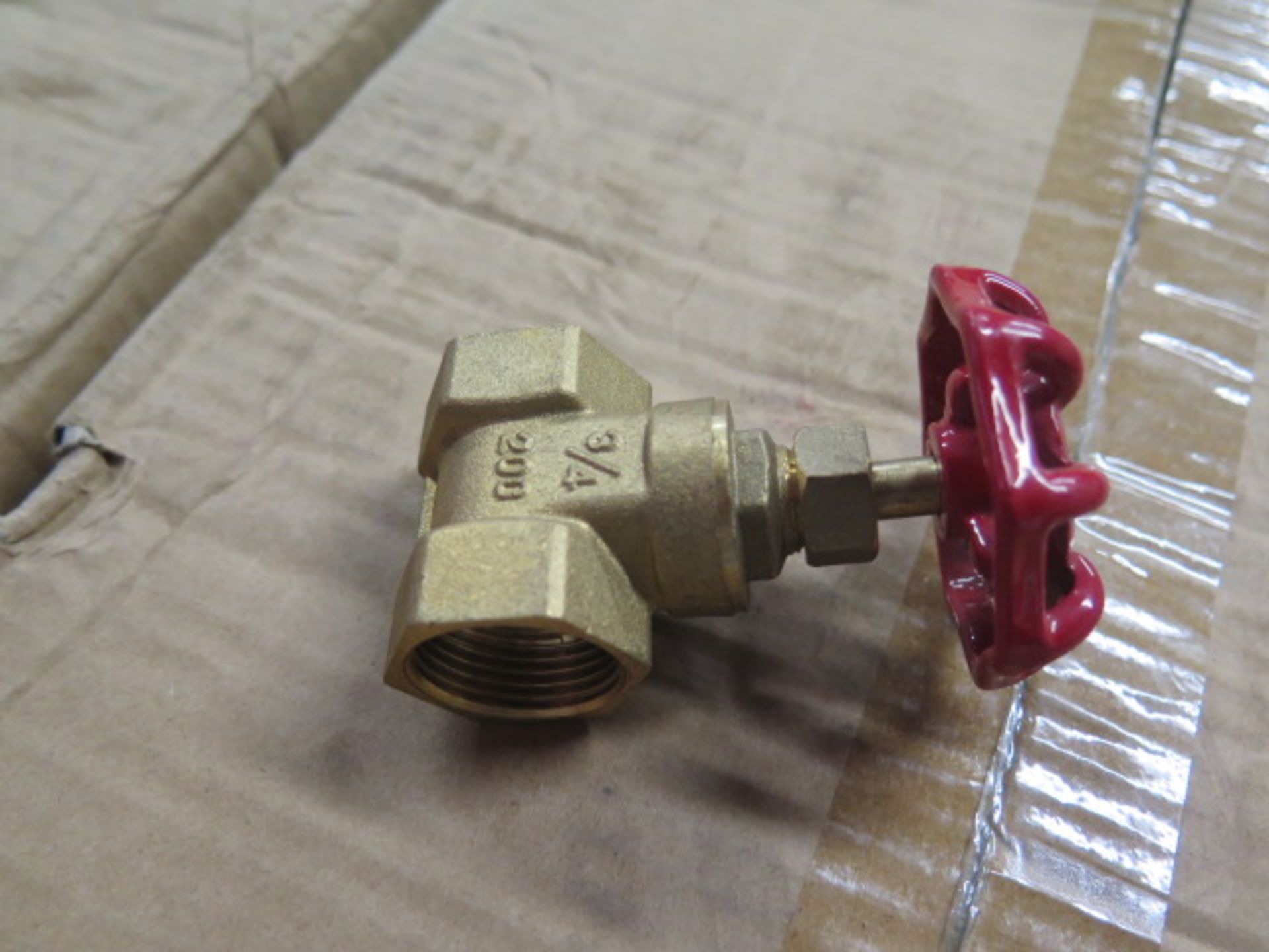 3/4" Brass Gate Valves