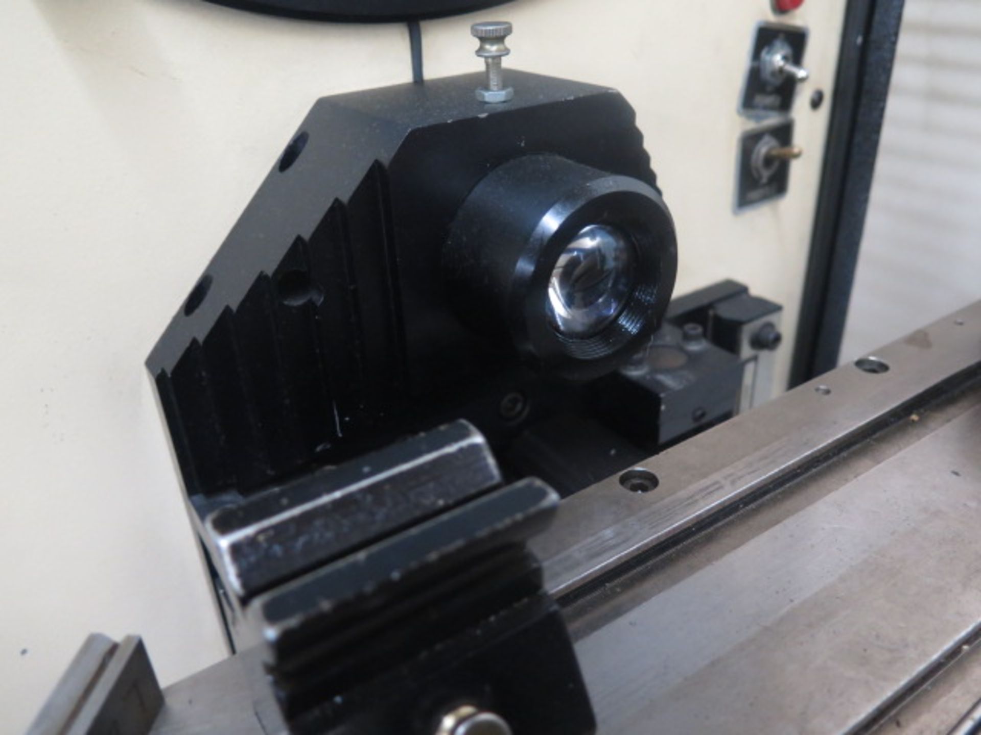 MicroVu mdl. H-14 14” Floor Model Optical Comparator s/n 517 w/ MicroVu Q16 Programmable DRO, - Image 6 of 10