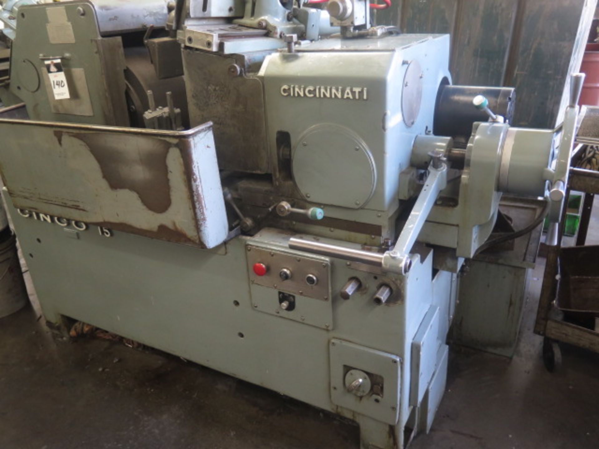 Cincinnati Milacron “CINCO-15” mdl. DR Centerless Grinder s/n 35028H5U-58 w/ 24” Grinding Wheel, - Image 3 of 9