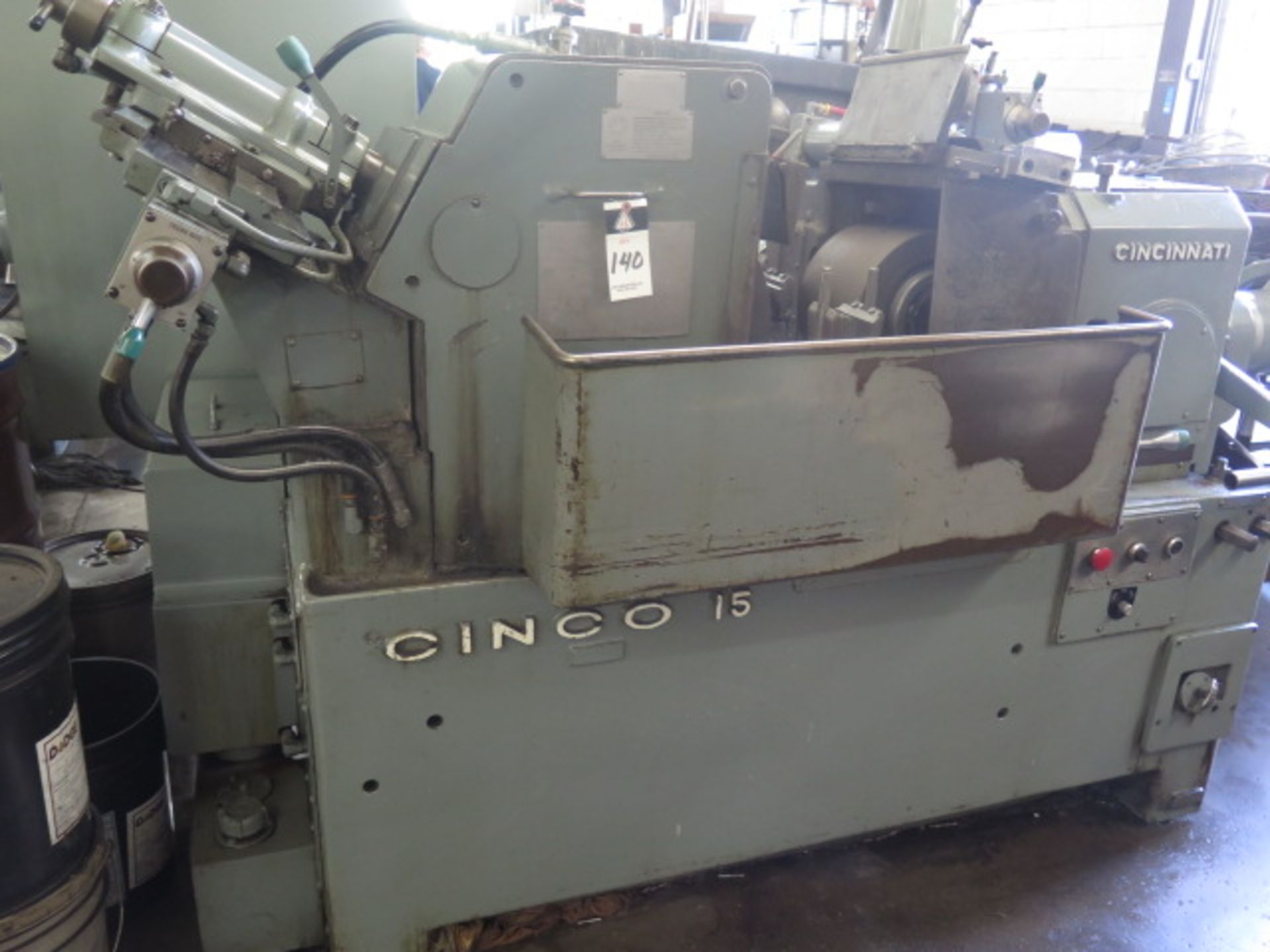 Cincinnati Milacron “CINCO-15” mdl. DR Centerless Grinder s/n 35028H5U-58 w/ 24” Grinding Wheel, - Image 2 of 9