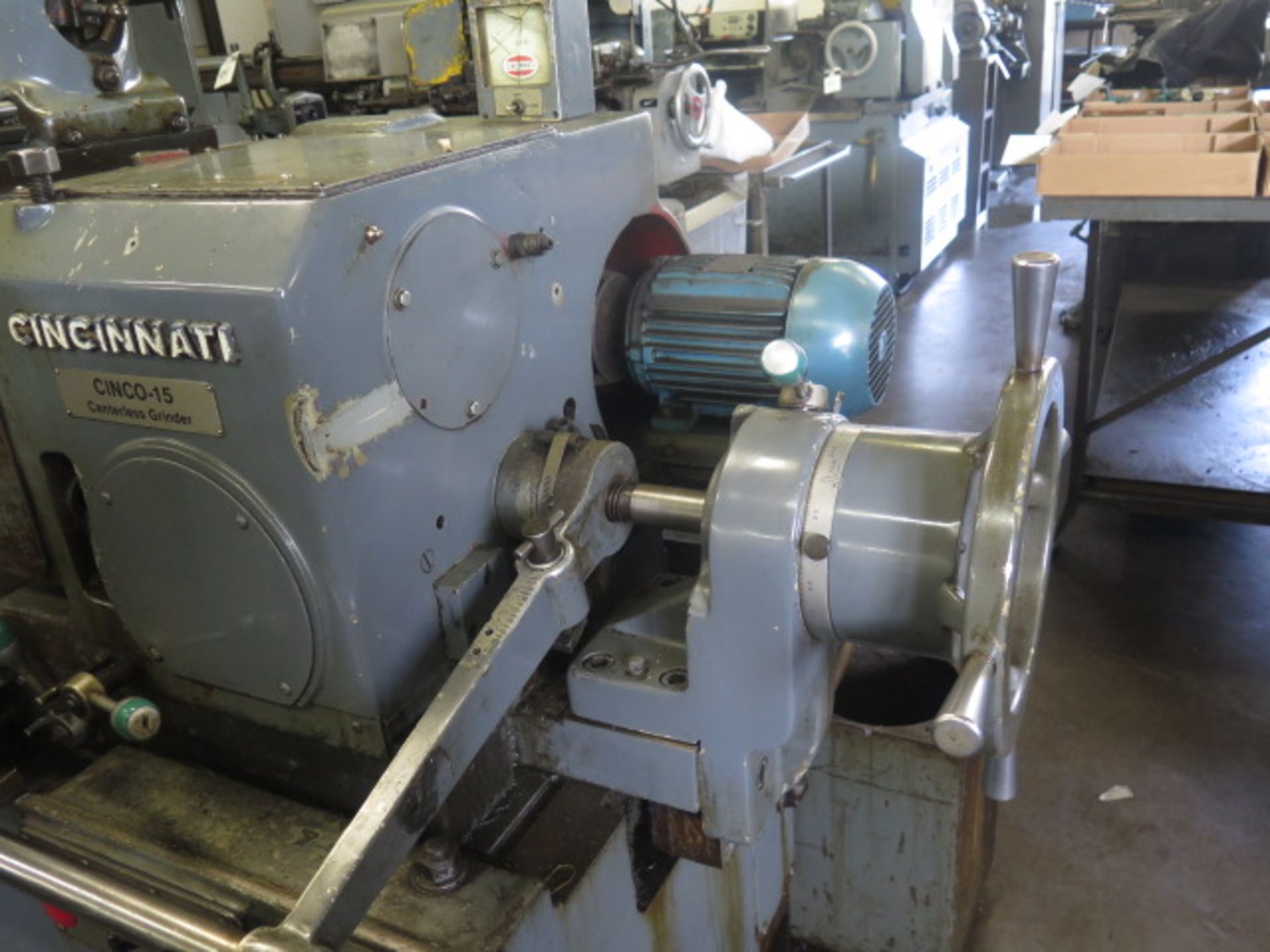 Cincinnati Milacron “CINCO-15” mdl. DR Centerless Grinder s/n 35020005V-18-R-71 w/ 24” Grinding - Image 9 of 10