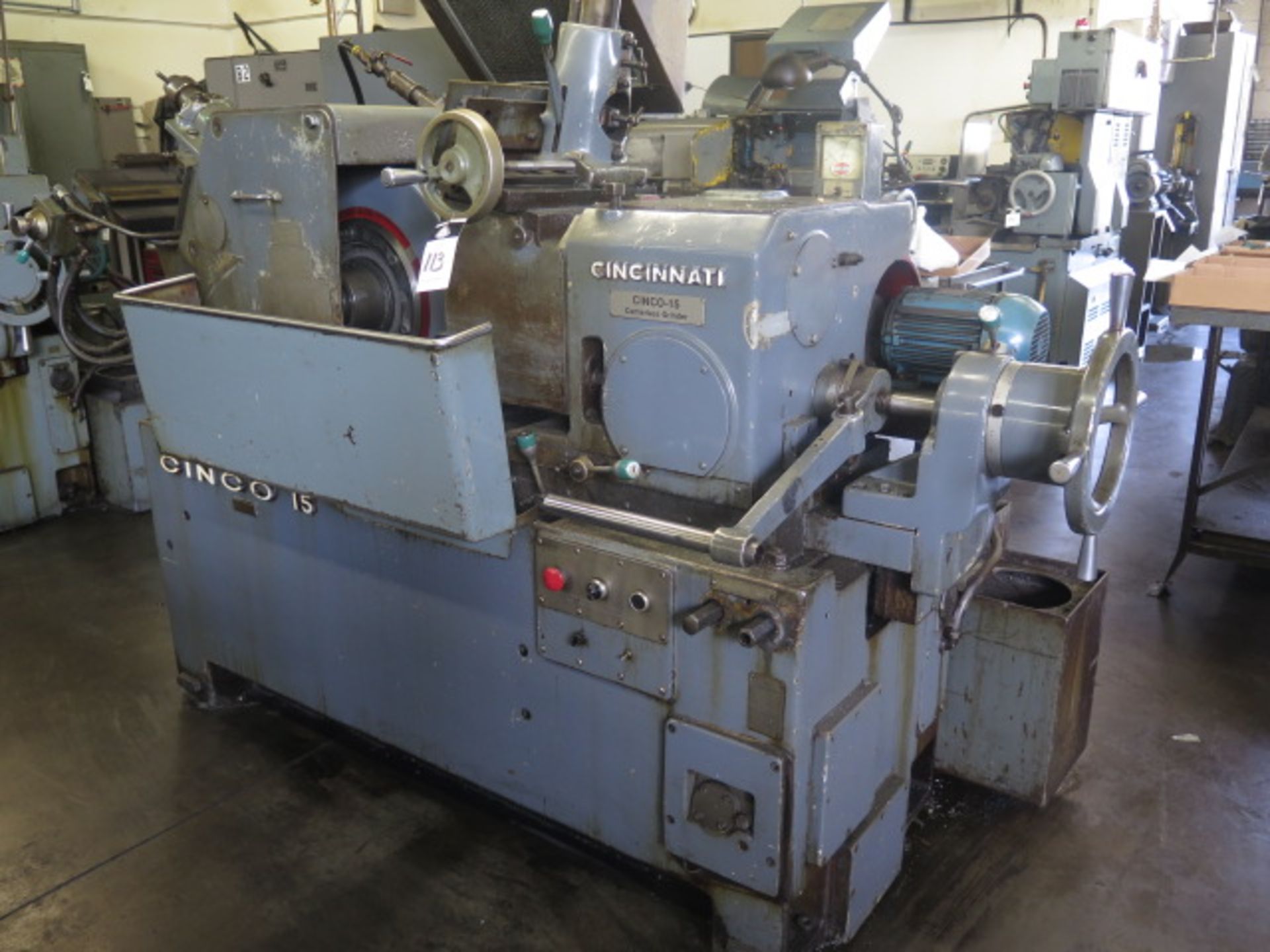 Cincinnati Milacron “CINCO-15” mdl. DR Centerless Grinder s/n 35020005V-18-R-71 w/ 24” Grinding - Image 2 of 10