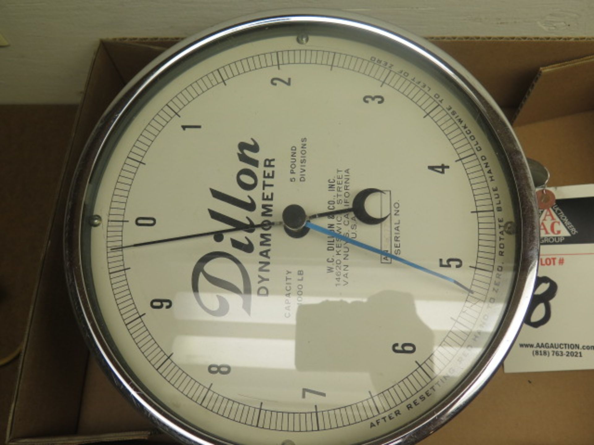 Dillon 1000 Lb Cap Scale - Image 2 of 2