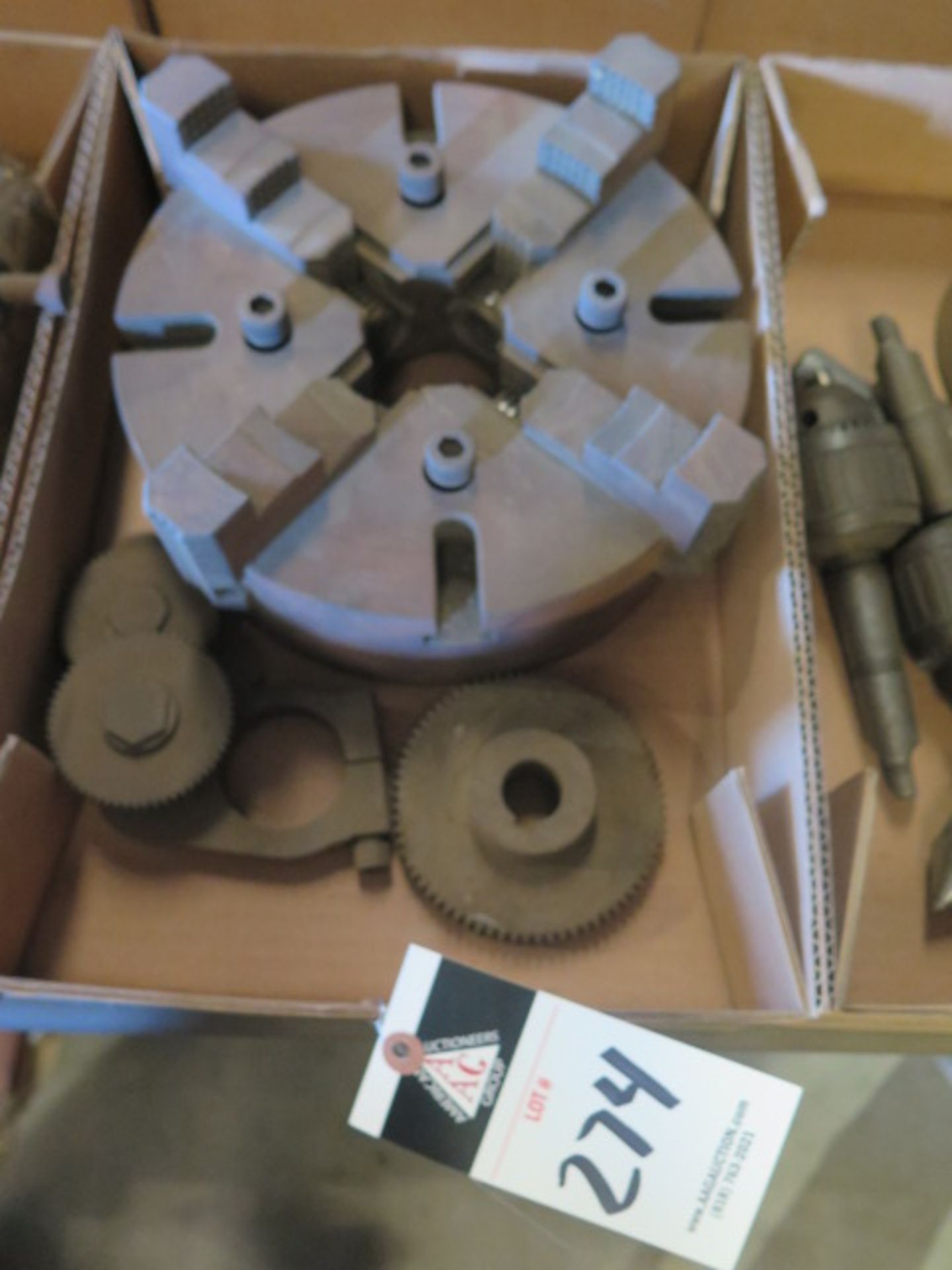 10" 4-Jaw Chuck