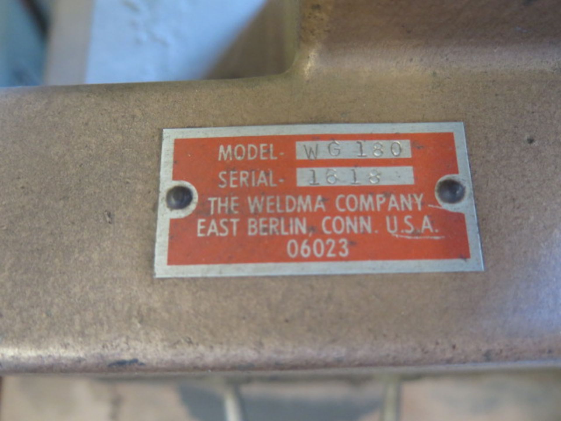 Weldma mdl. WG-180 Tungsten Grinder s/n 1618 w/ Vacuum Cabinet and Collets - Image 4 of 4