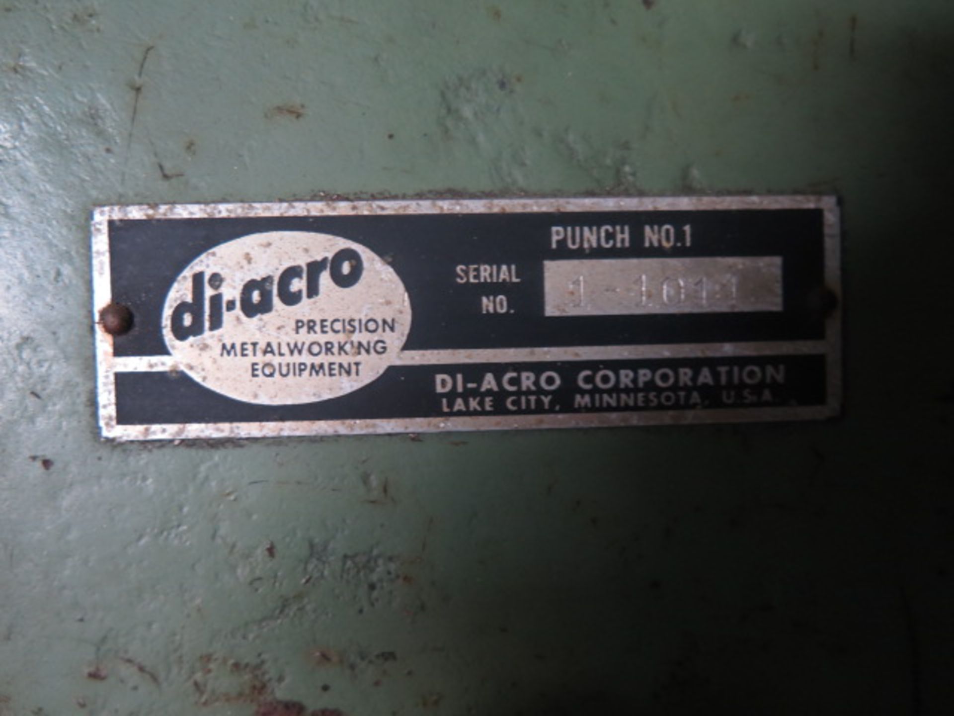 DiAcro Punch No. 1 Hand Punch w/ Stand - Image 3 of 3