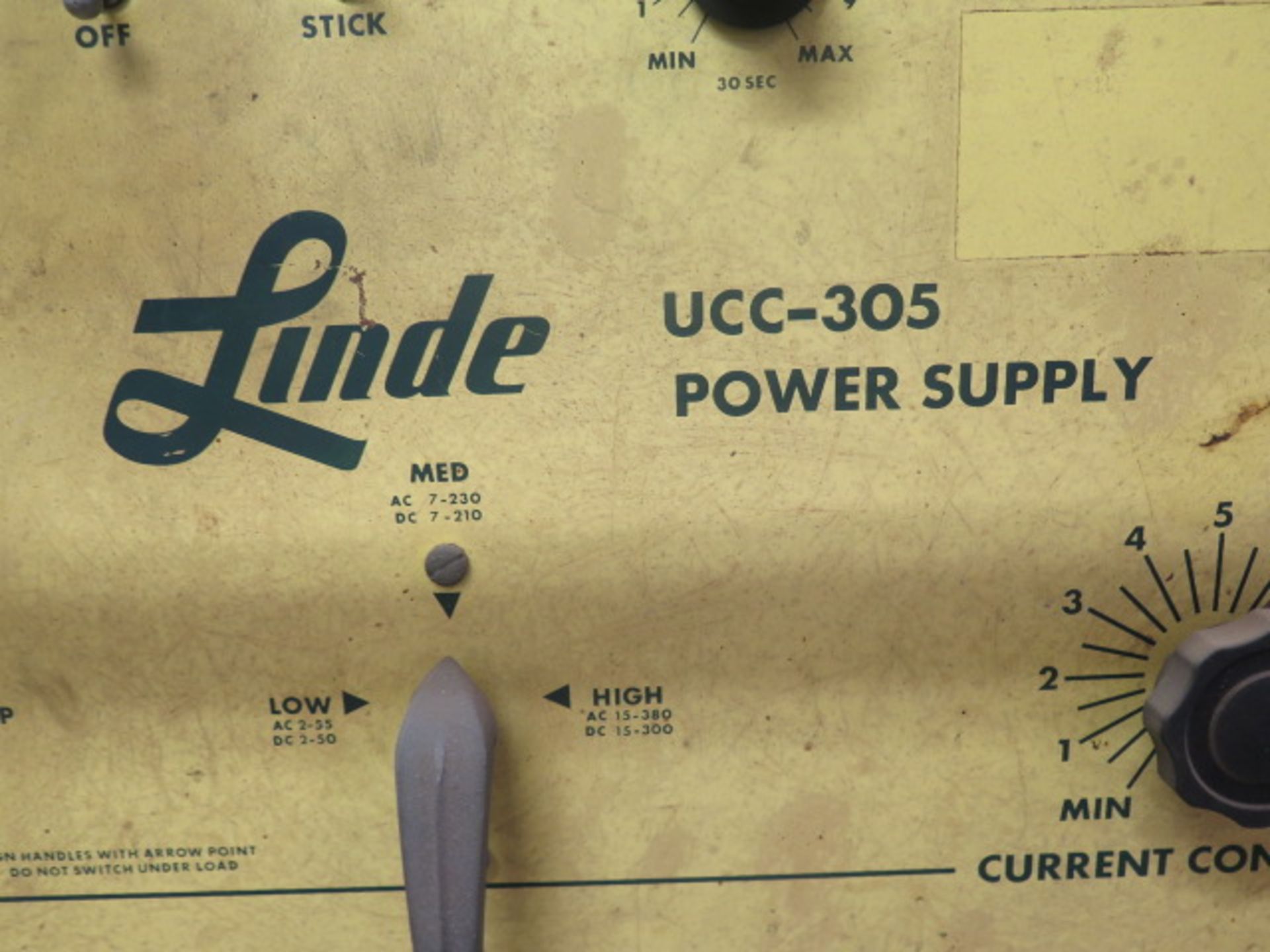 Linde UCC-305 Arc Welding Power Source s/n C-74C02787 w/ Cooling Unit - Image 4 of 4