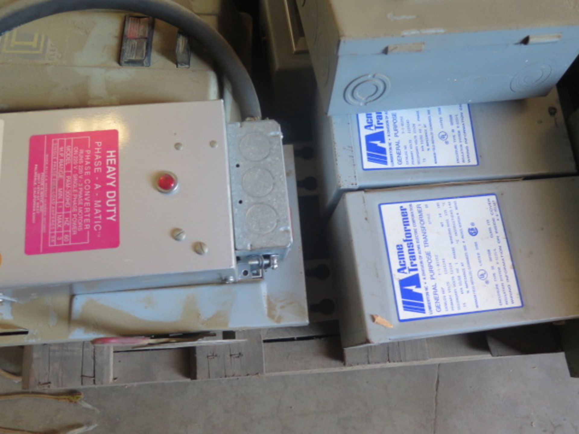 Electrical Breaker Boxes, Transformers and Misc - Image 4 of 4