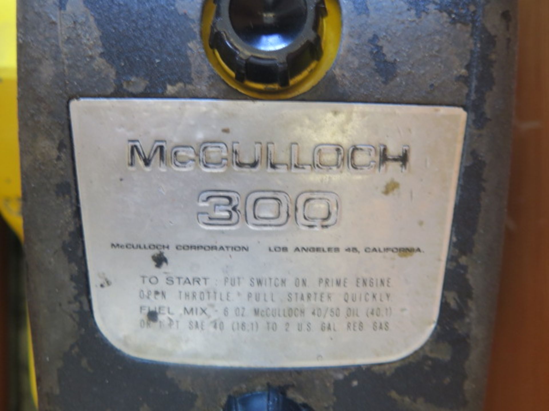 McCulloch 300 Chain Saw - Image 6 of 6