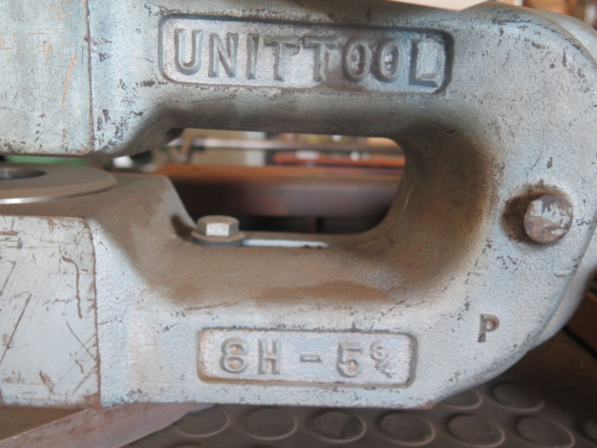 Unipunch 5 3/4" Die Base w/ Custom Adaptor Plate for Ironwroker - Image 4 of 4