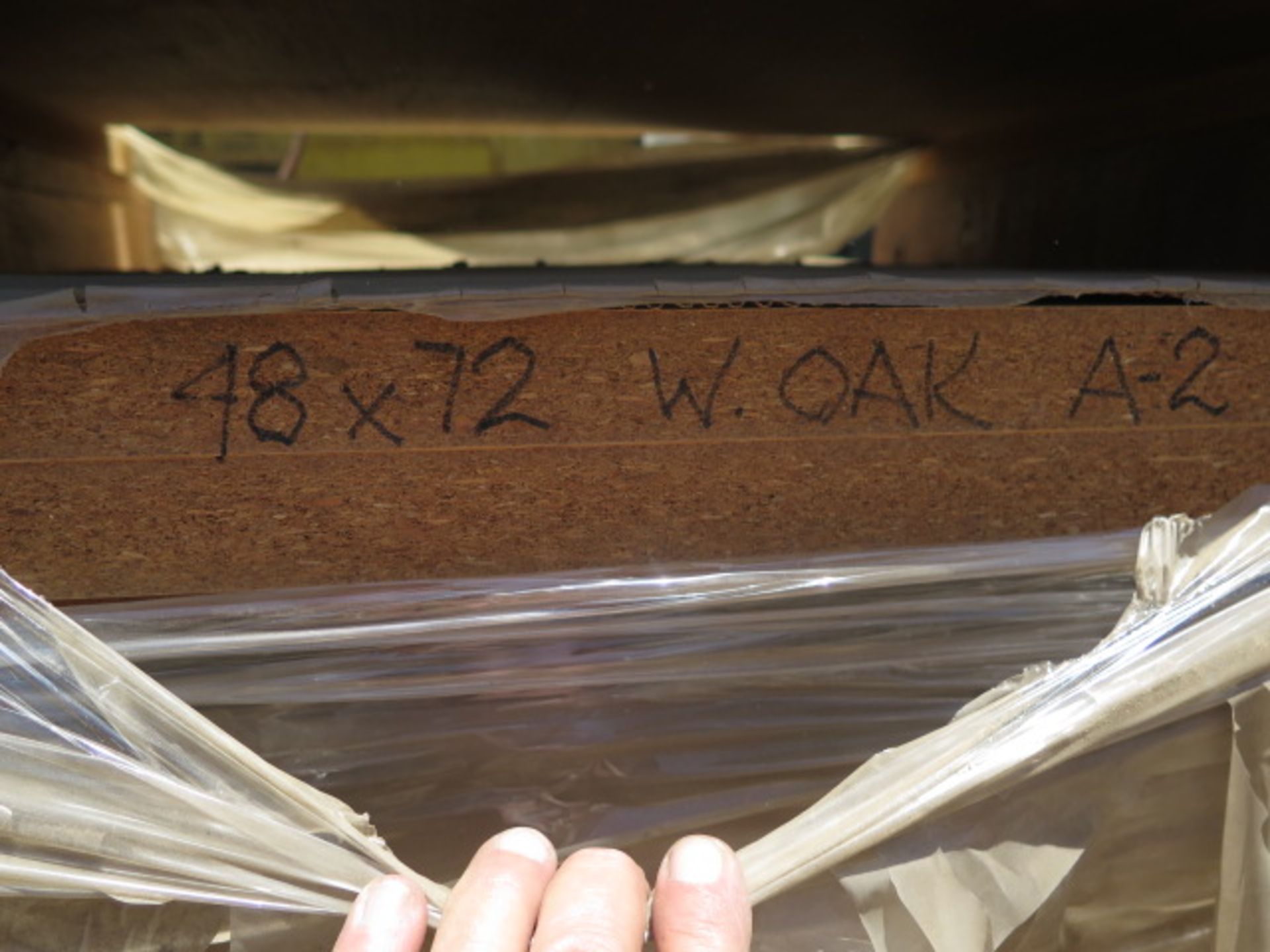 42" x 78" White Oak and Walnut Desk Tops - Image 4 of 6