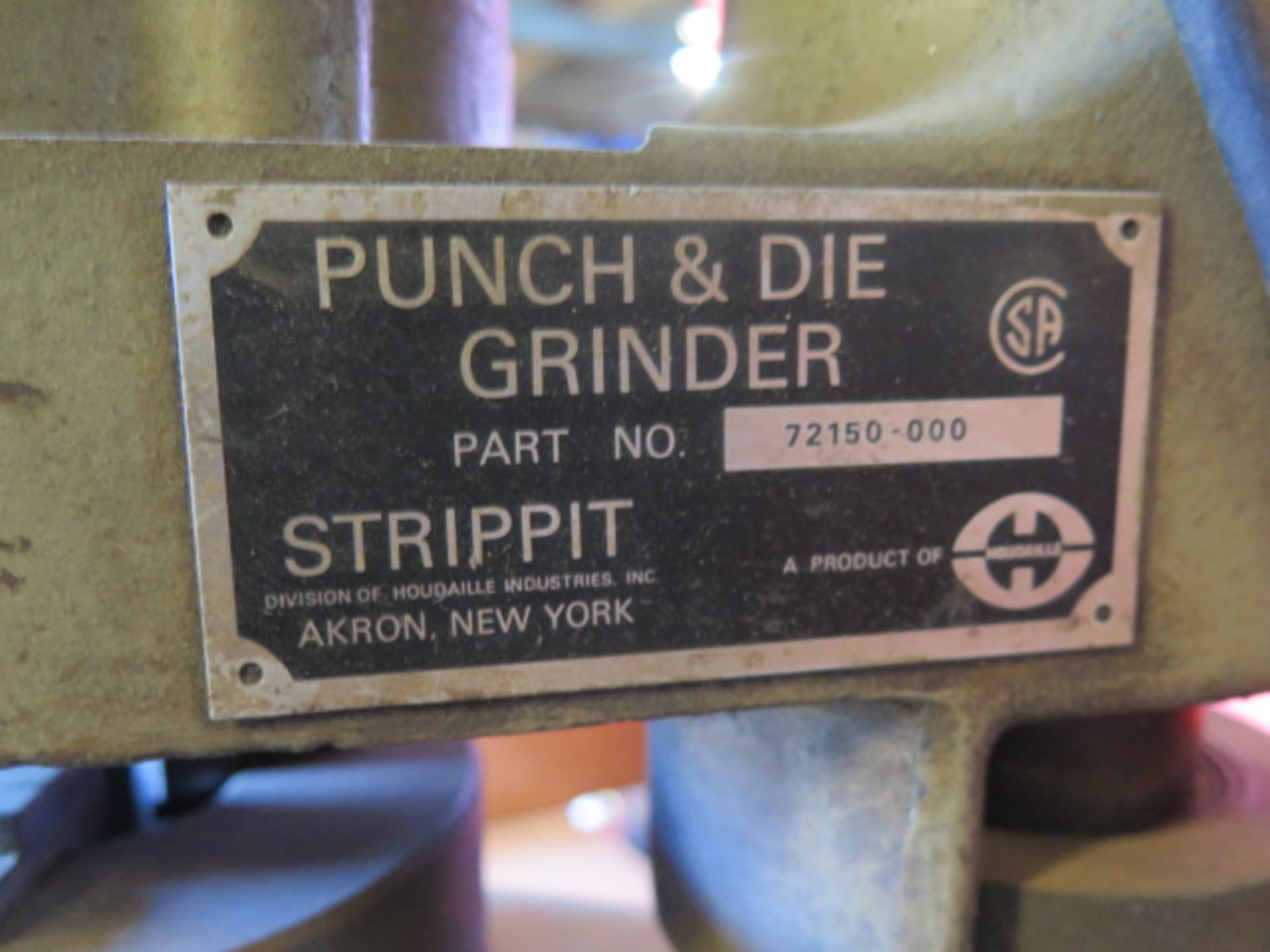 Strippit Punch and Die Grinder - Image 3 of 3