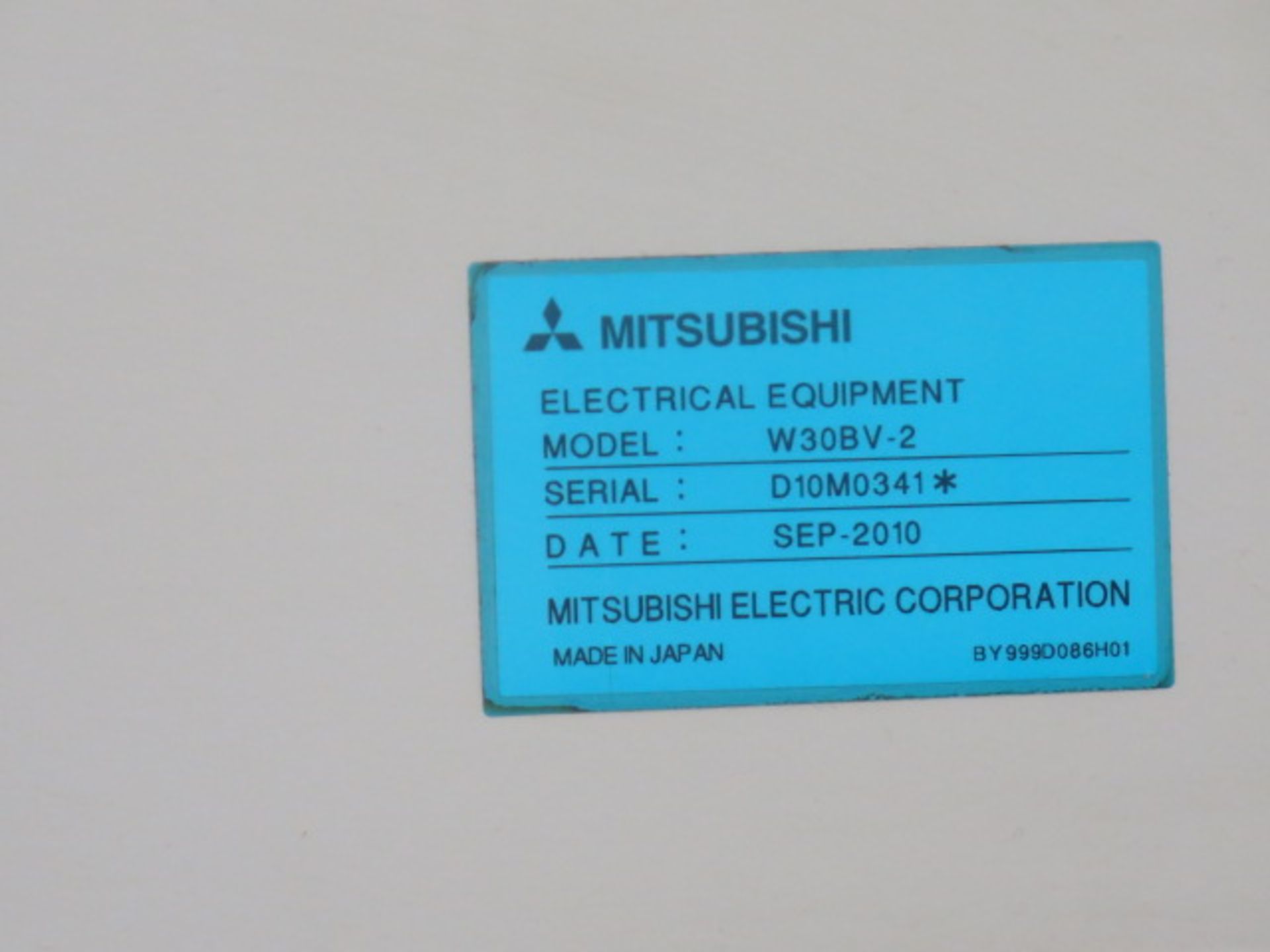 Mitsubishi BA24 CMC Wire EDM Machine w/ Mitsubishi Controls and Hand Controller, 0.2mm-0.3mm Dia. - Image 14 of 15