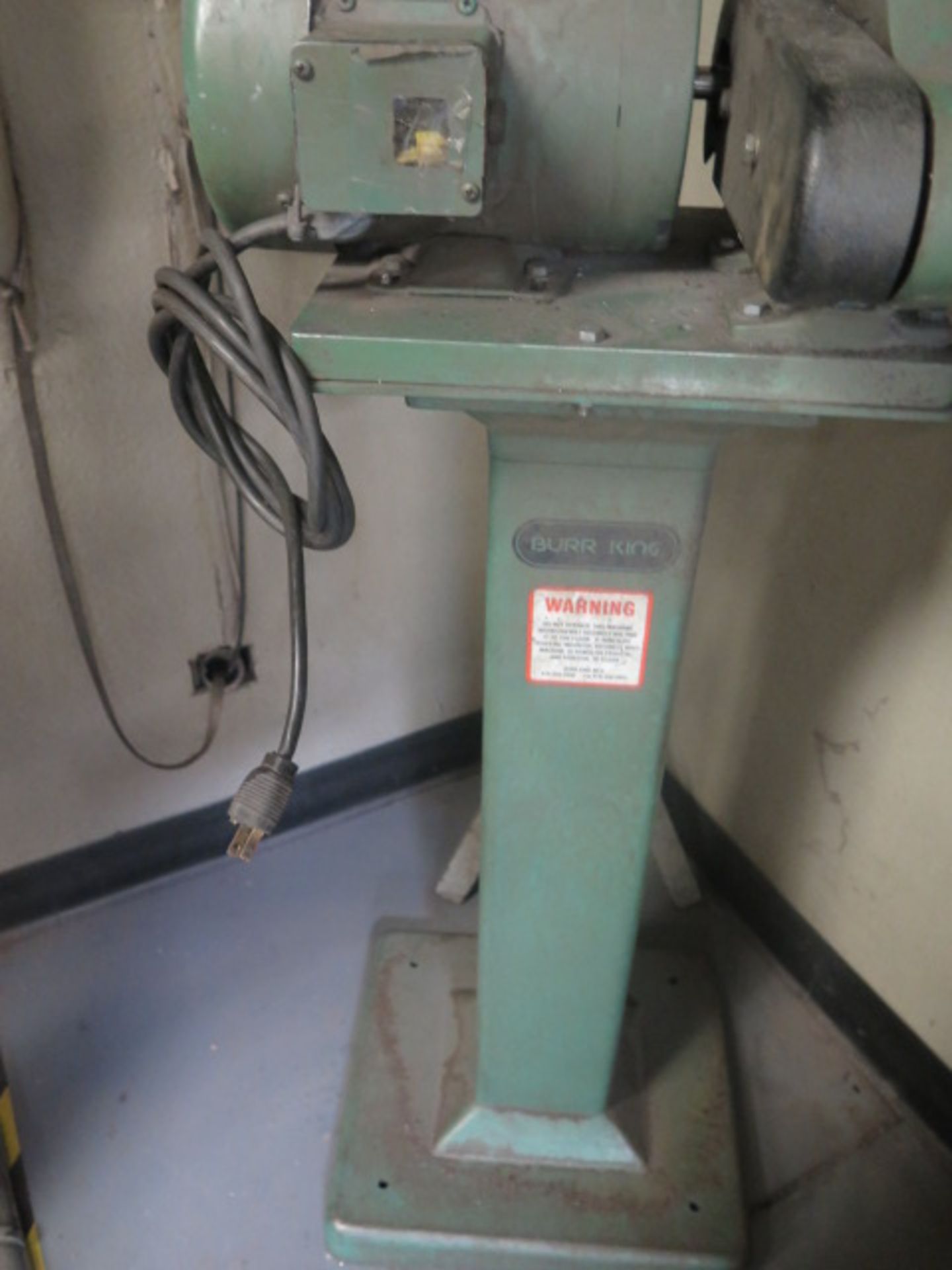 Burr King mdl. 562 1” Pedestal Belt Sander - Image 4 of 5