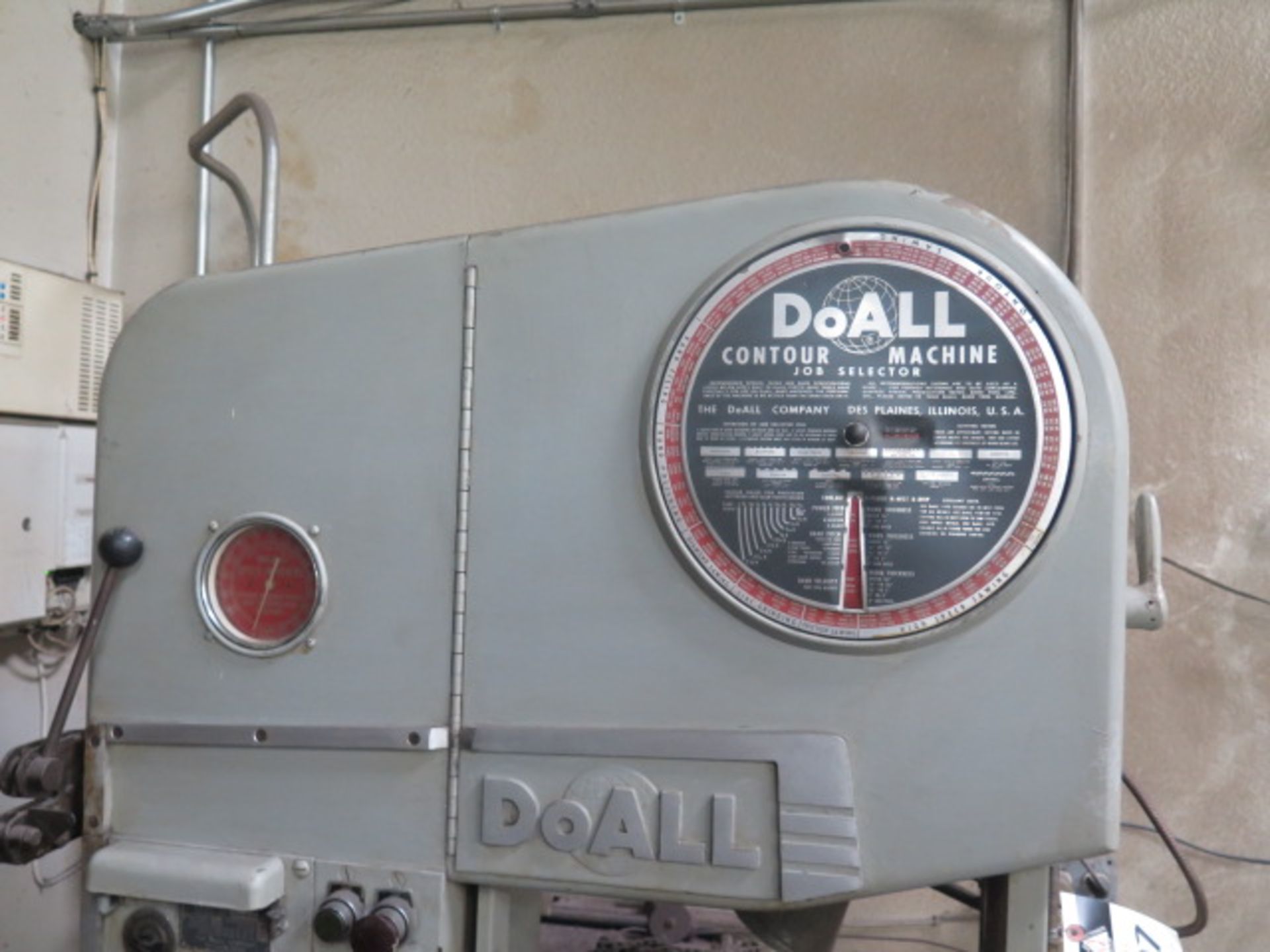 DoAll mdl. 16-2 16” Vertical Band Saw s/n 45-55630 w/ Blade Welder - Image 2 of 6