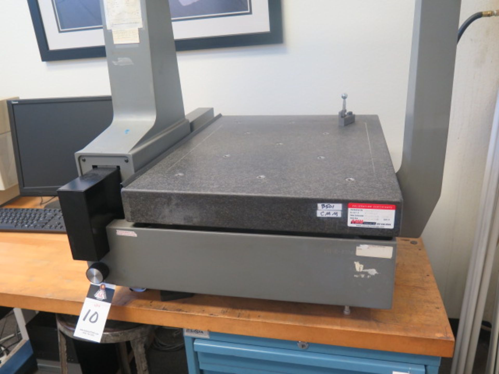 Brown & Sharpe B501 CMM Machine s/n 0727R w/ Renishaw TP1S Probe Head, 22” x 29 ½” x 3” Granite - Image 5 of 8