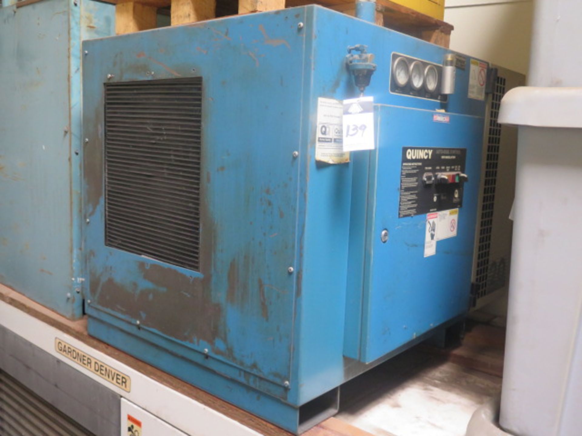 Quincy mdl. QMB20ACA21SF 20Hp Rotary Screw Air Compressor s/n 85263