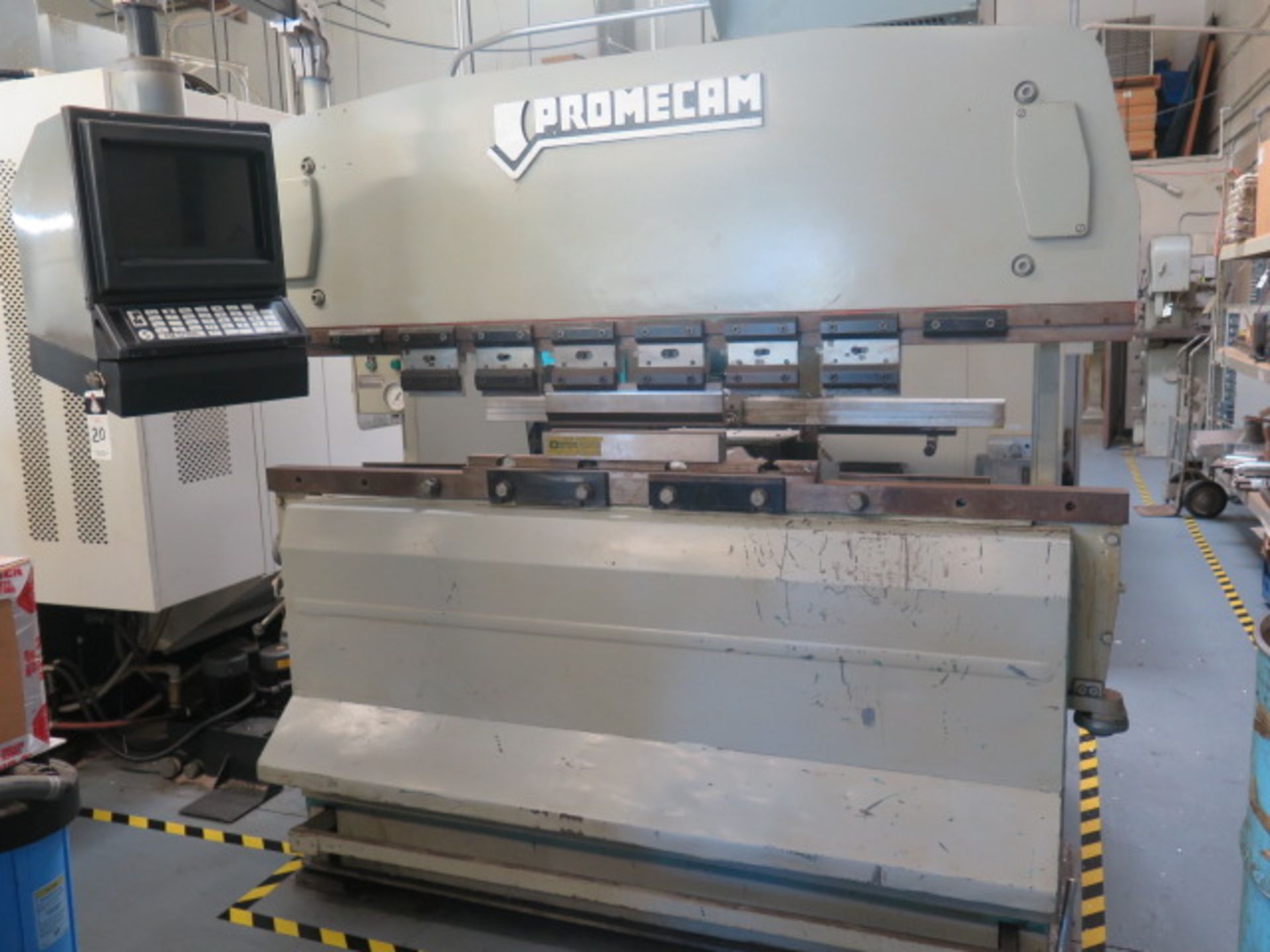 Promecam RG-50-20 50 Ton x 79” CNC Press Brake s/n 14501 w/ PM Graph Controls and Back Gaging, 79”