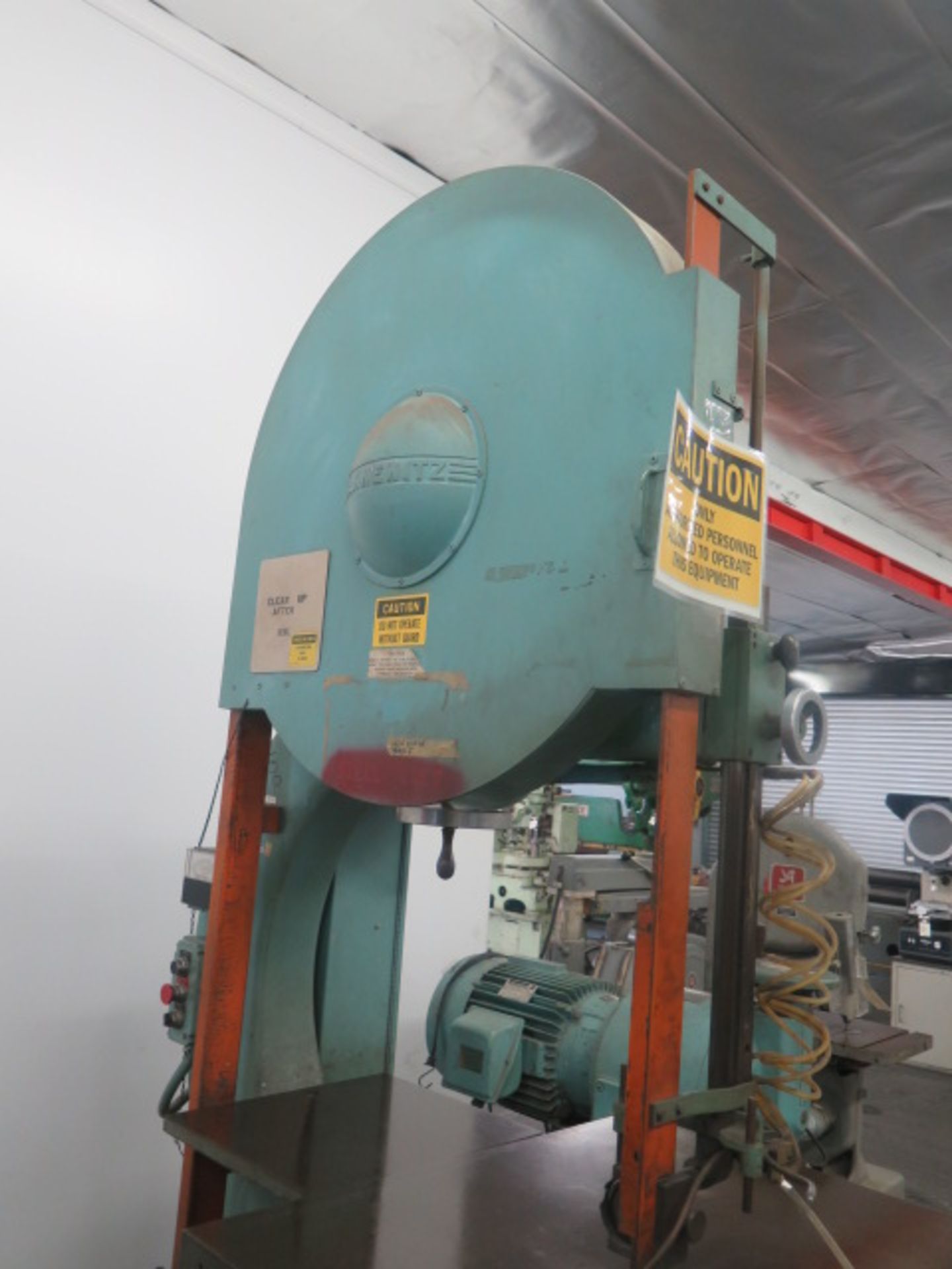 Tannewitz mdl. 6V1E 35” Vertical Band Saw s/n 83041 w/ Reeves Vari-Drive Speed Controller - Image 2 of 8