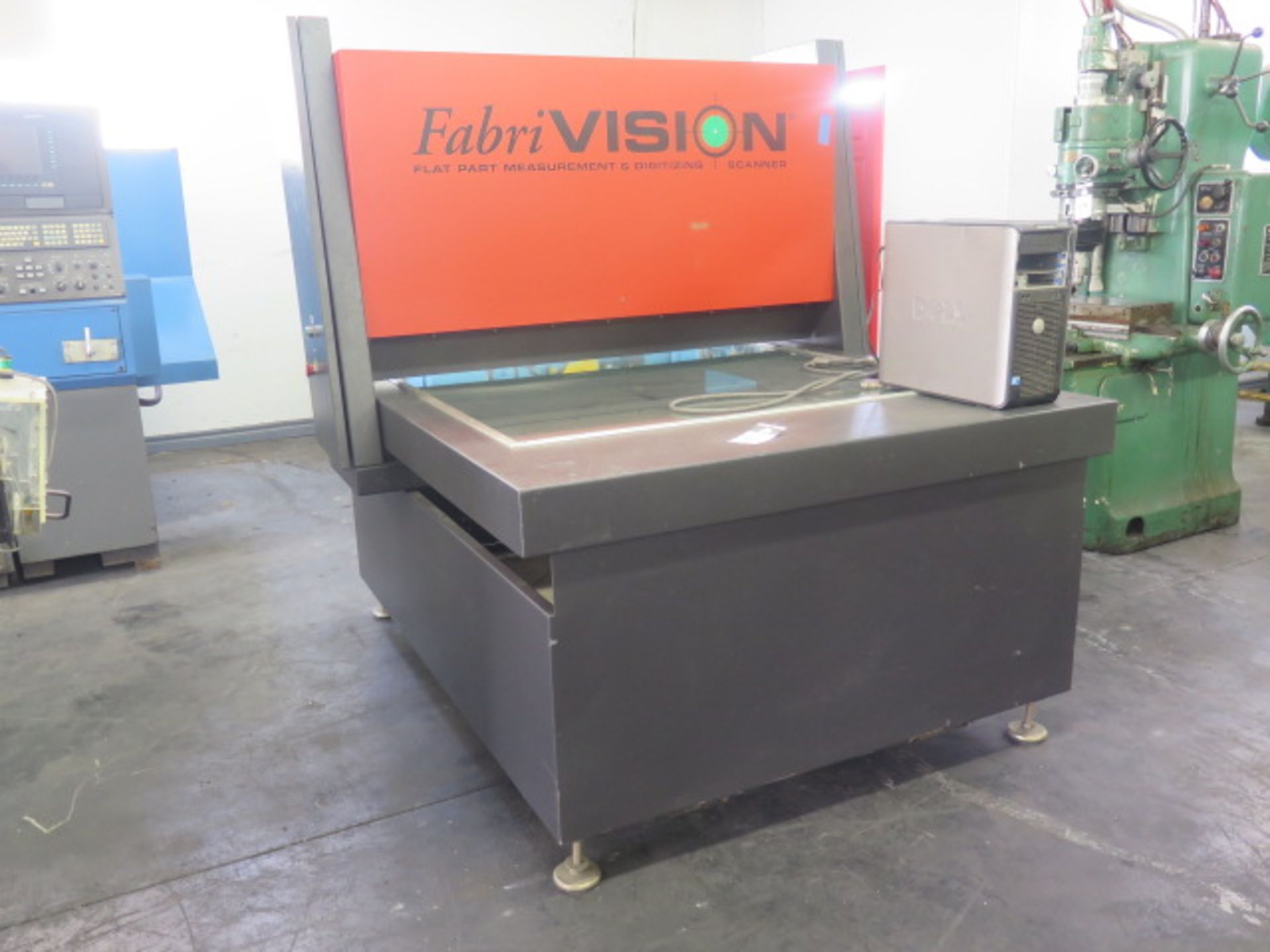 Fabrivision 48” x 48” Flat Part Measurement and Digitizing Scanner w/ Computer