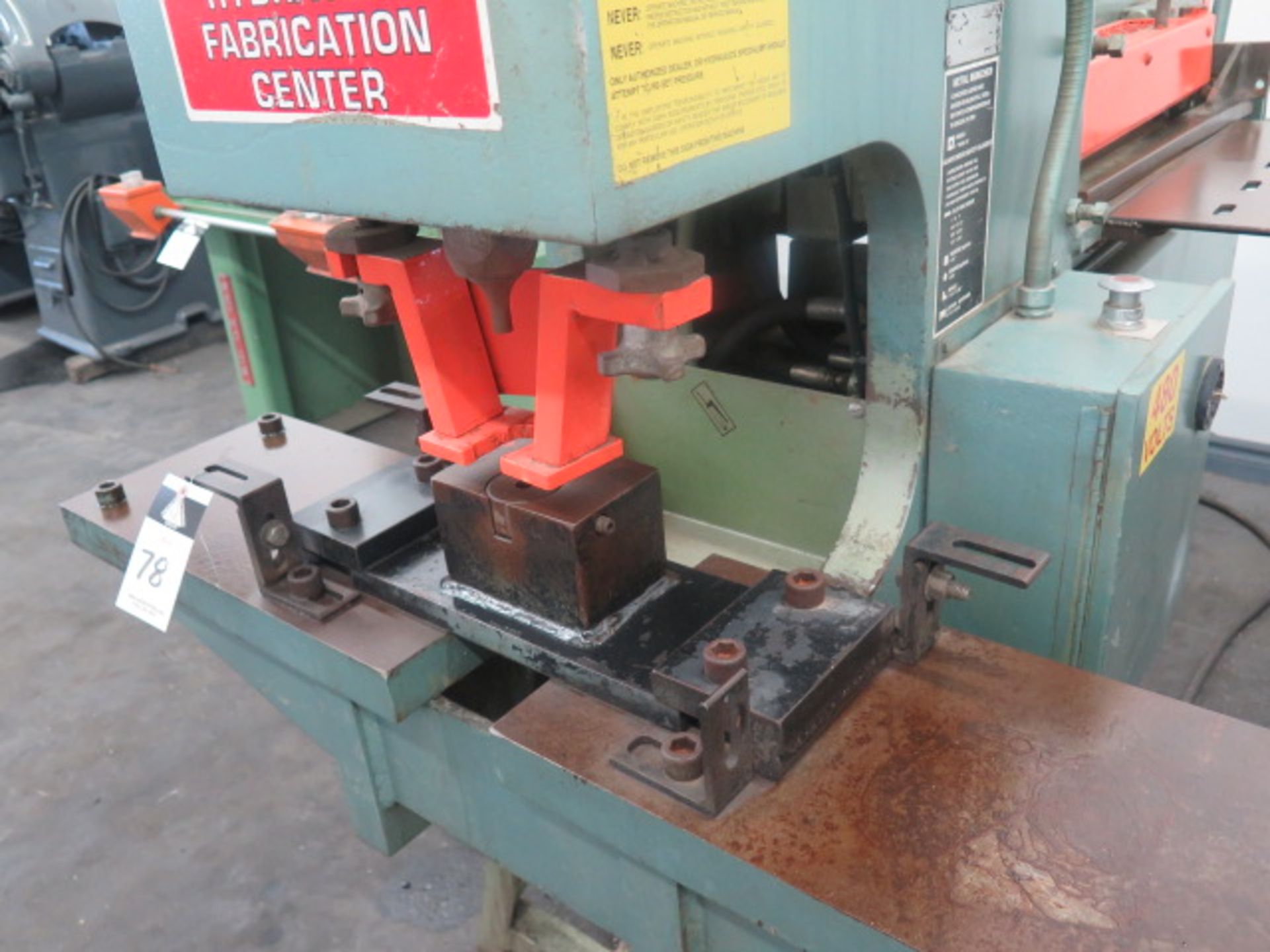 Metal Muncher mdl. MM-70 70-Ton Iron Worker s/n 035791098 w/ Punch 1” Thru 7/8”, Flat Shear 1” x 7”, - Image 3 of 7