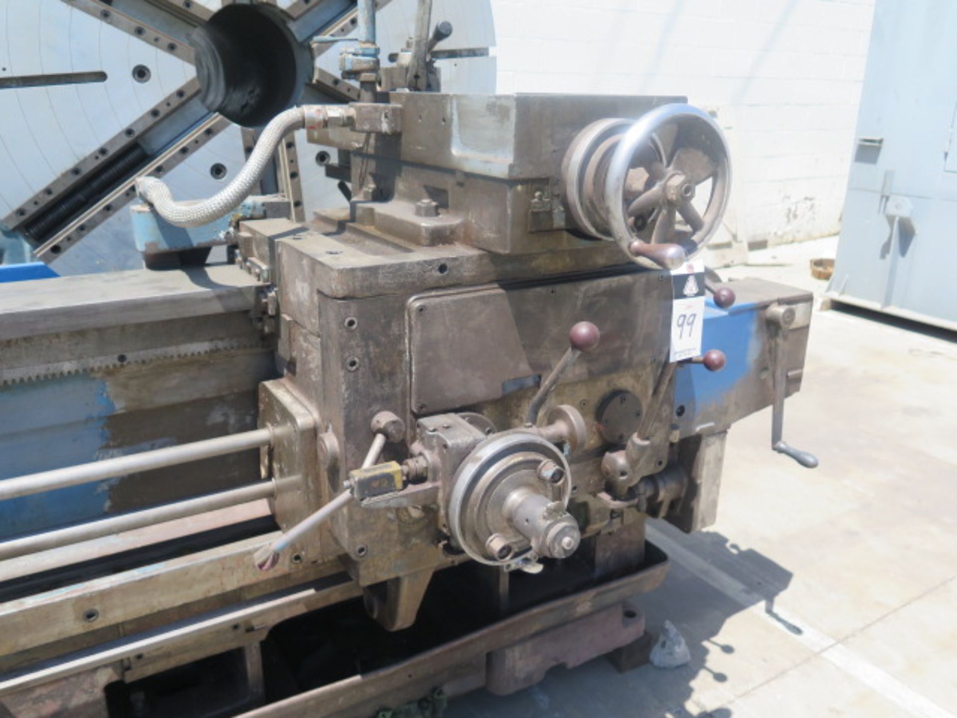 Lodge & Shipley T60” Right Angle Chucking Lathe s/n 41150 w/ 6-338 RPM, 11 ½” Thru Spindle Bore, 46” - Image 6 of 9