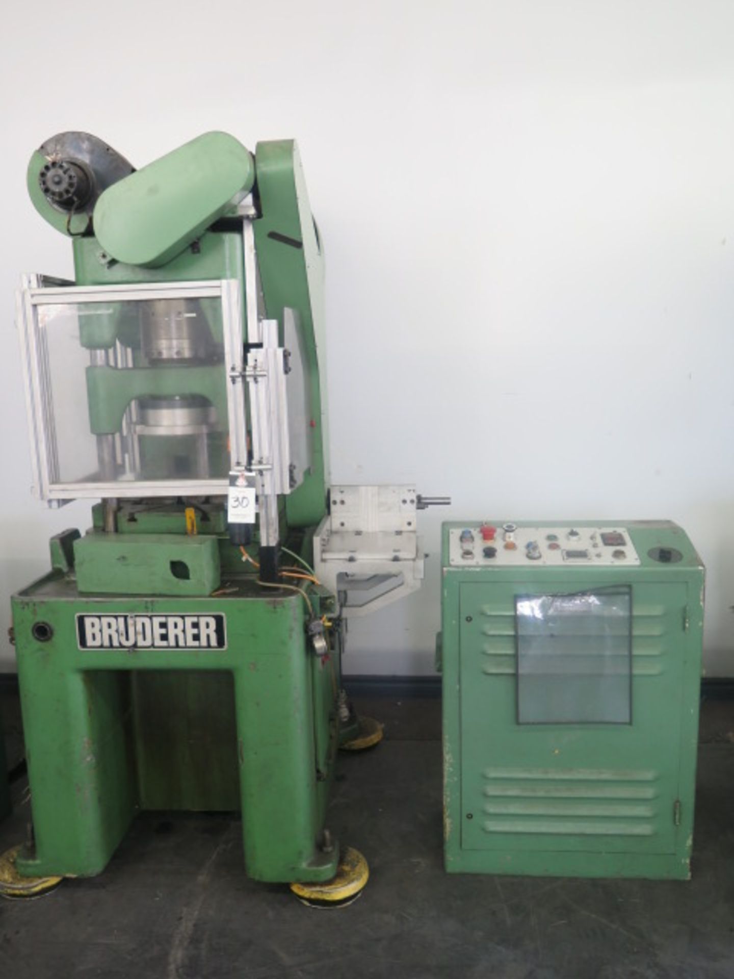 Bruderer BSTA-30 30,000kg Cap High Speed Stamping Presse w/ Bruderer Controls, 100-600 Strokes /