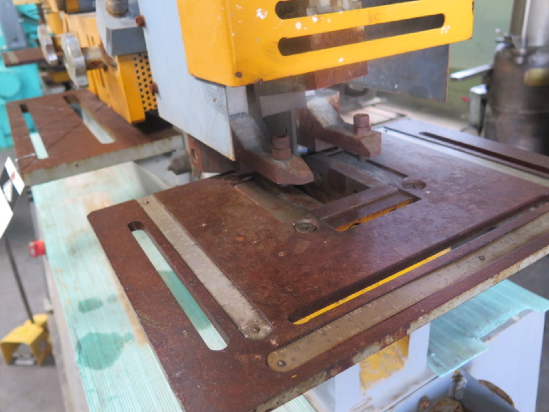 2011 US Industrial mdl. USI66TDO 66 Ton Ironworker w/ 5/8” x 10” – Max 16” Flat Bar Shear, 1 ¾” - Image 5 of 8