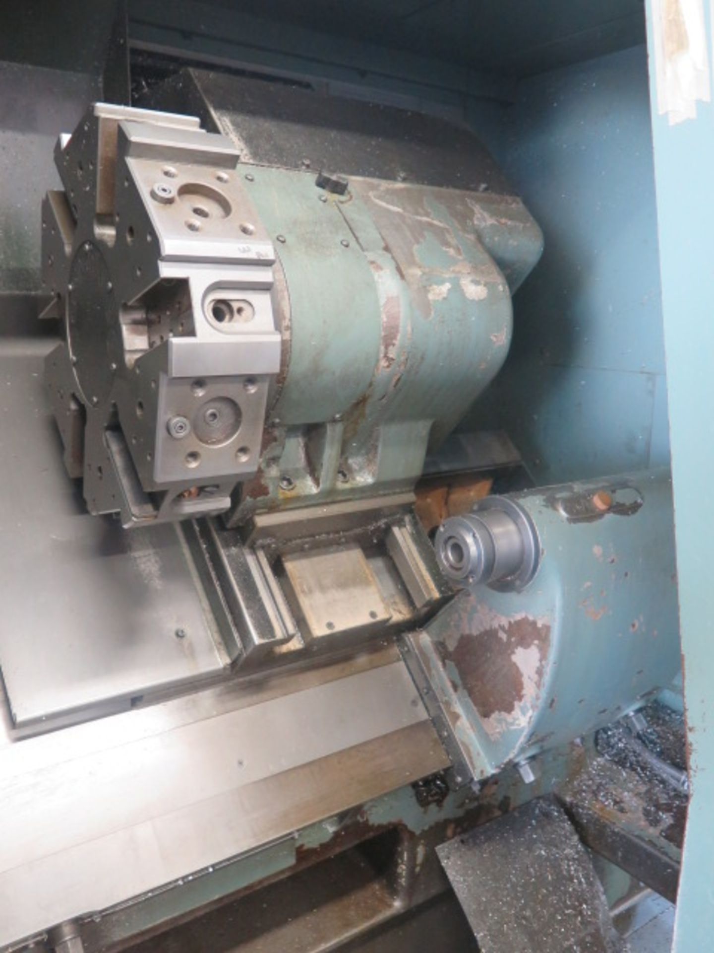 Mori Seiki SL-3H CNC Turning Center s/n 5331 w/ Yasnac Controls, 12-Station Turret, Hydraulic - Image 6 of 9