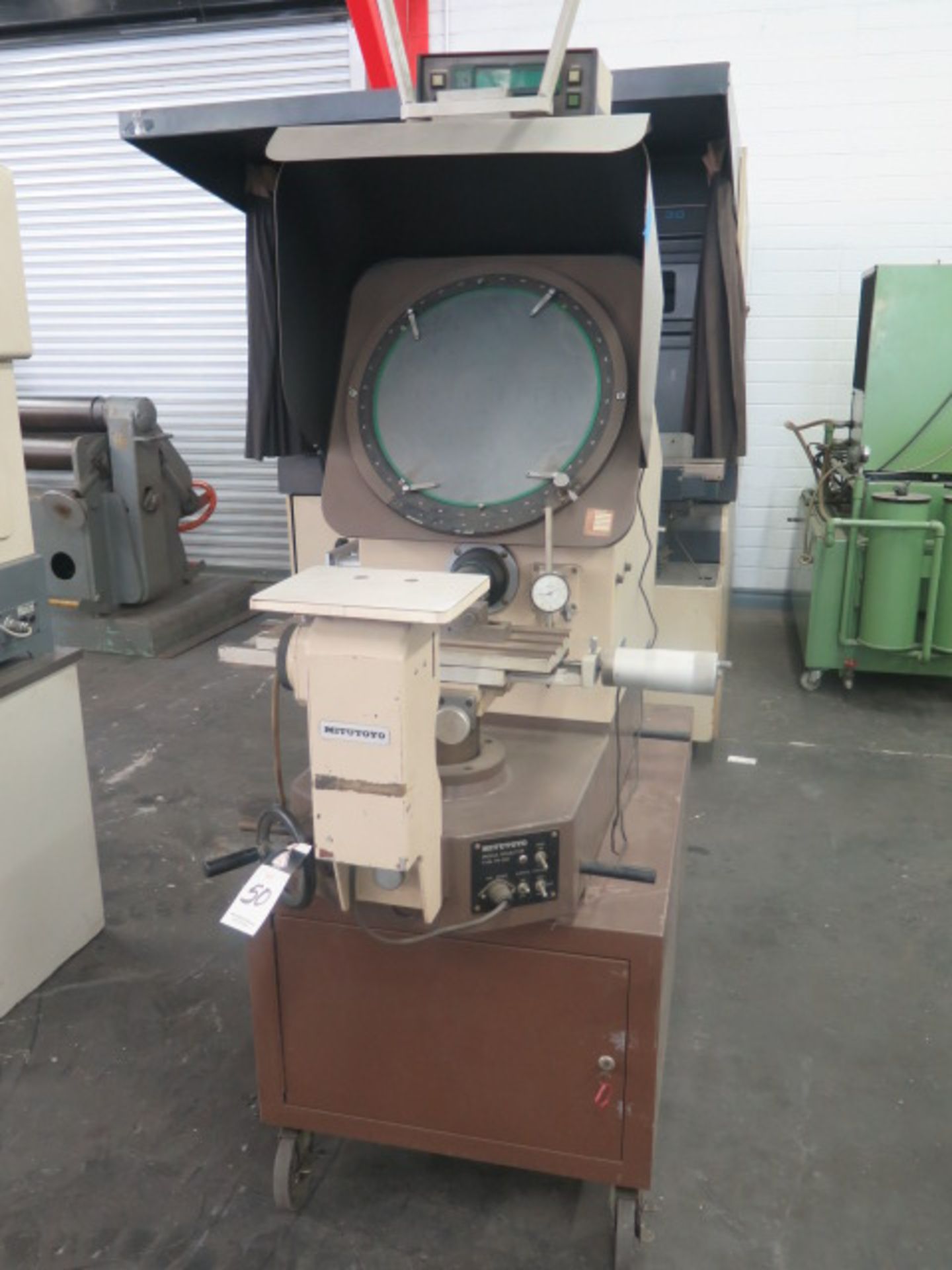 Mitutoyo PH-350 13” Optical Comparator w/ Mitutoyo DRO, Surface and Profile Illumination - Image 2 of 7