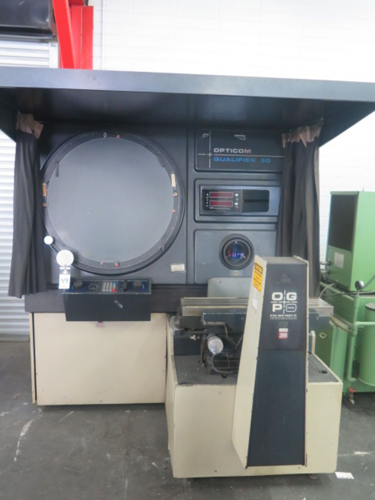 OGP Optical Gaging Co. “Opticon Qualifier 30” mdl. 0030S 30” Optical Comparator s/n 00300-340 w/ - Image 2 of 8