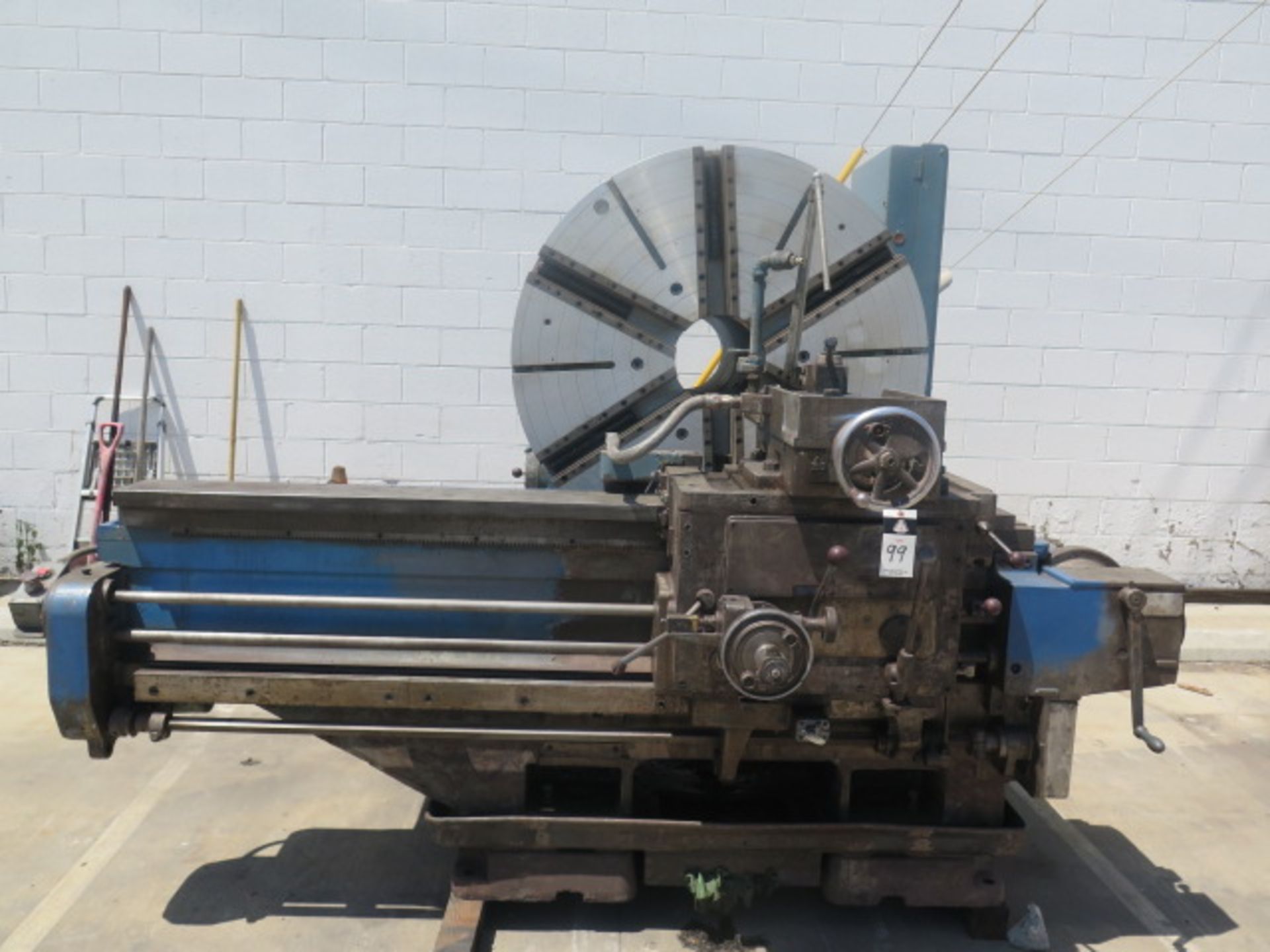 Lodge & Shipley T60” Right Angle Chucking Lathe s/n 41150 w/ 6-338 RPM, 11 ½” Thru Spindle Bore, 46”