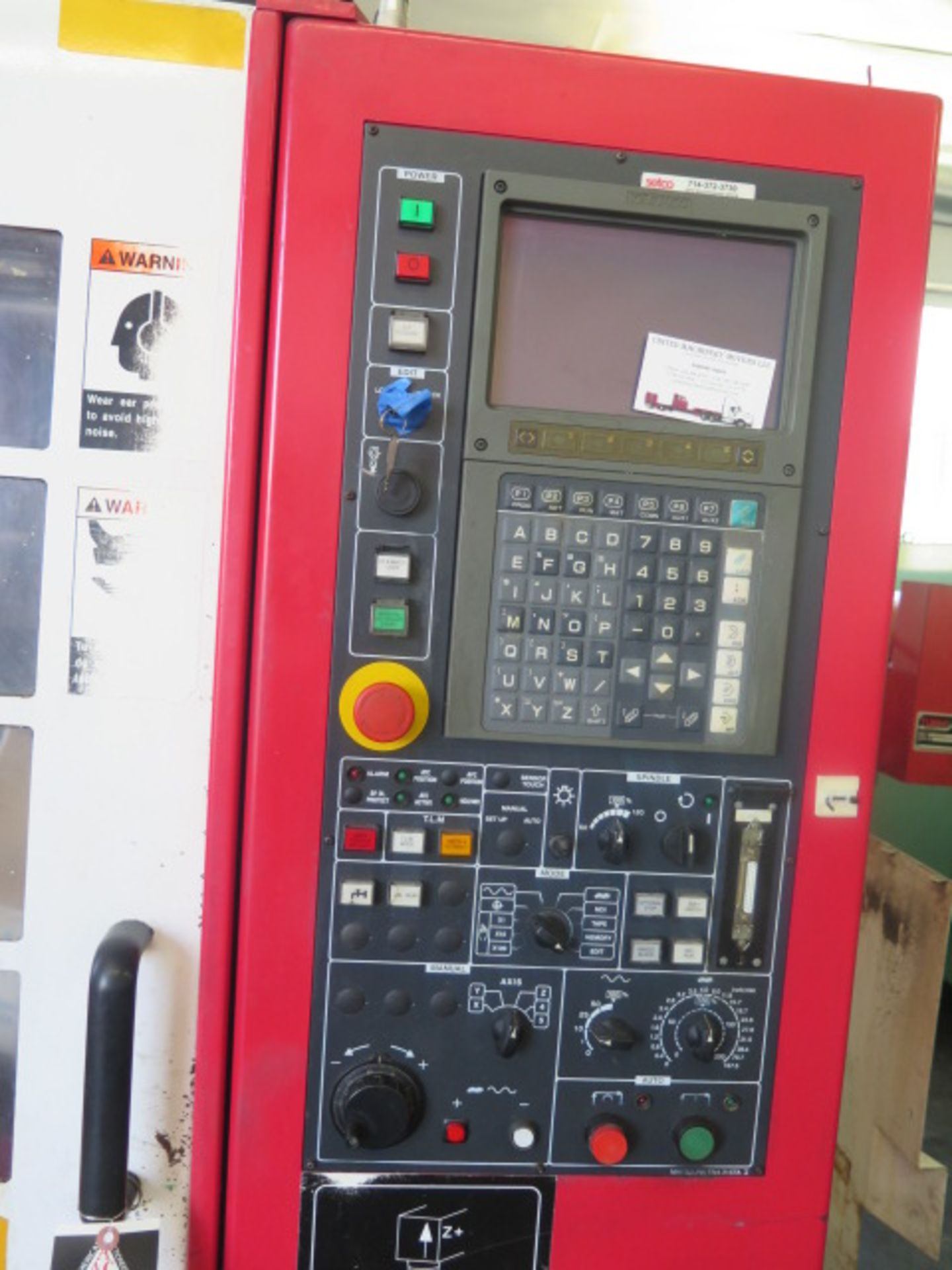 1998 Matsuura MC510VG CNC Vertical Machining Center s/n 10380 (FOR PARTS) w/ Yasnac Controls, 20- - Image 7 of 9