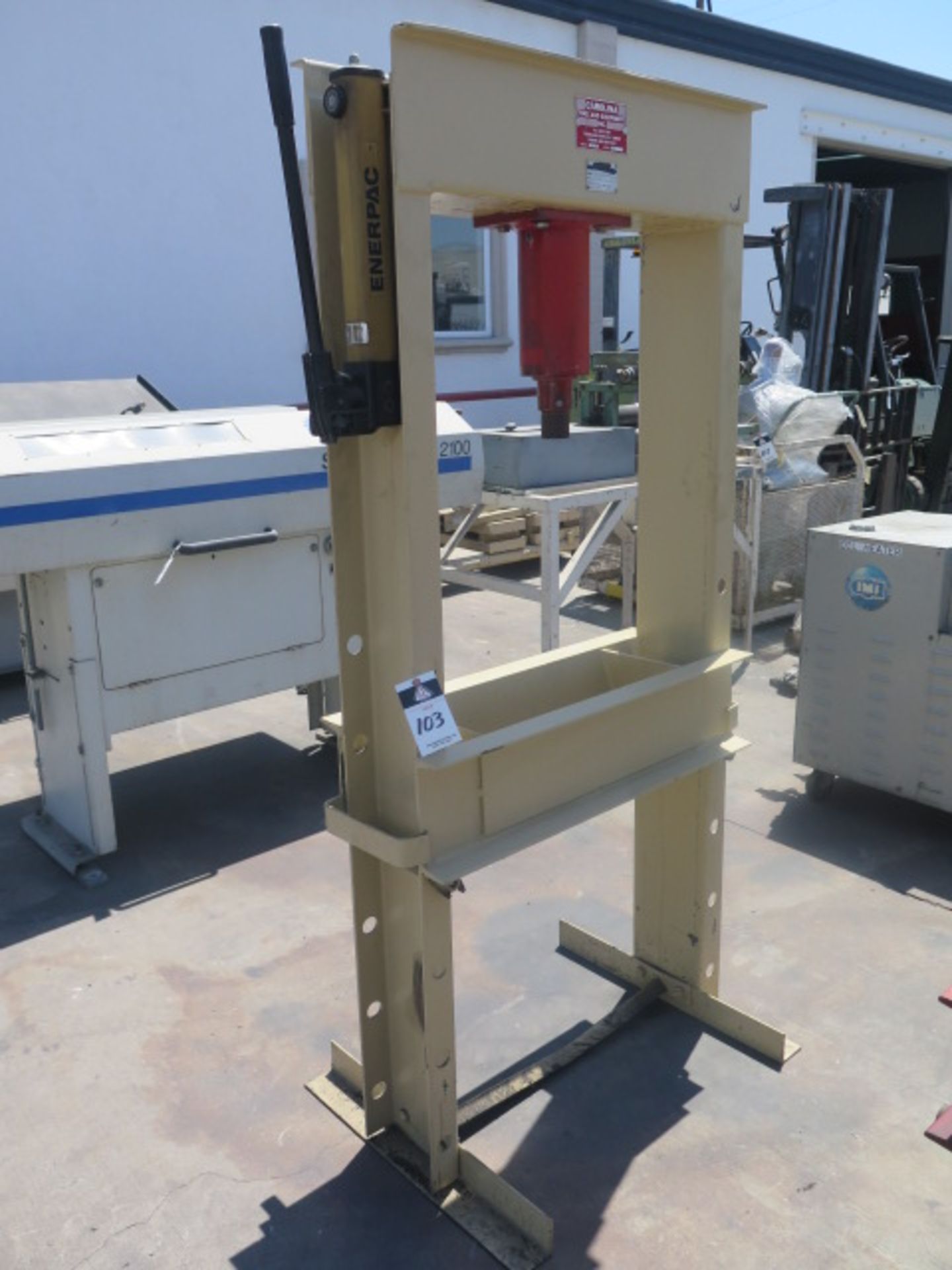 Carolina CBP1200 Hydraulic H-Frame Press s/n CBP5668