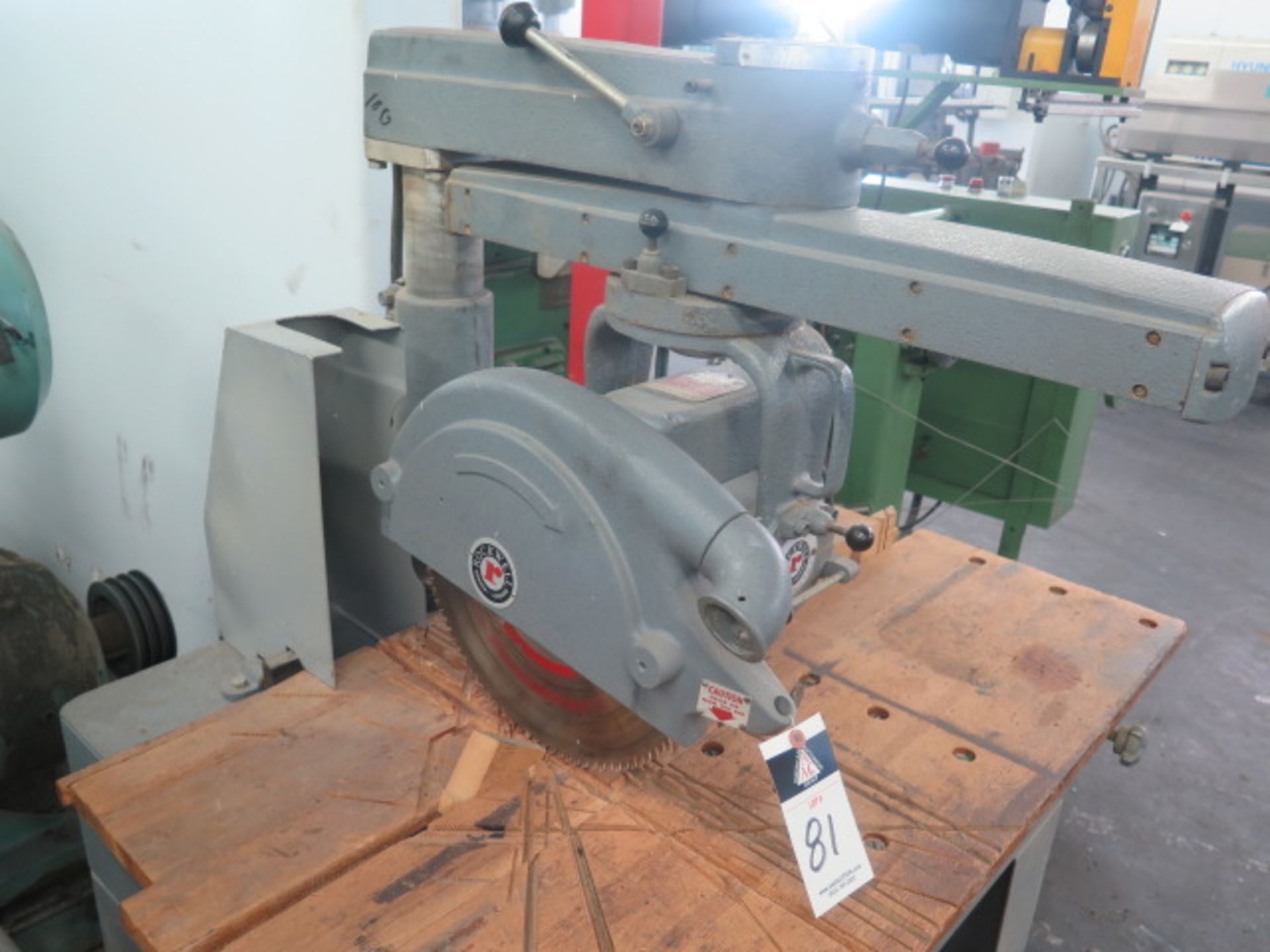 Rockwell Delta 14” Radial Arm Saw - Image 2 of 3