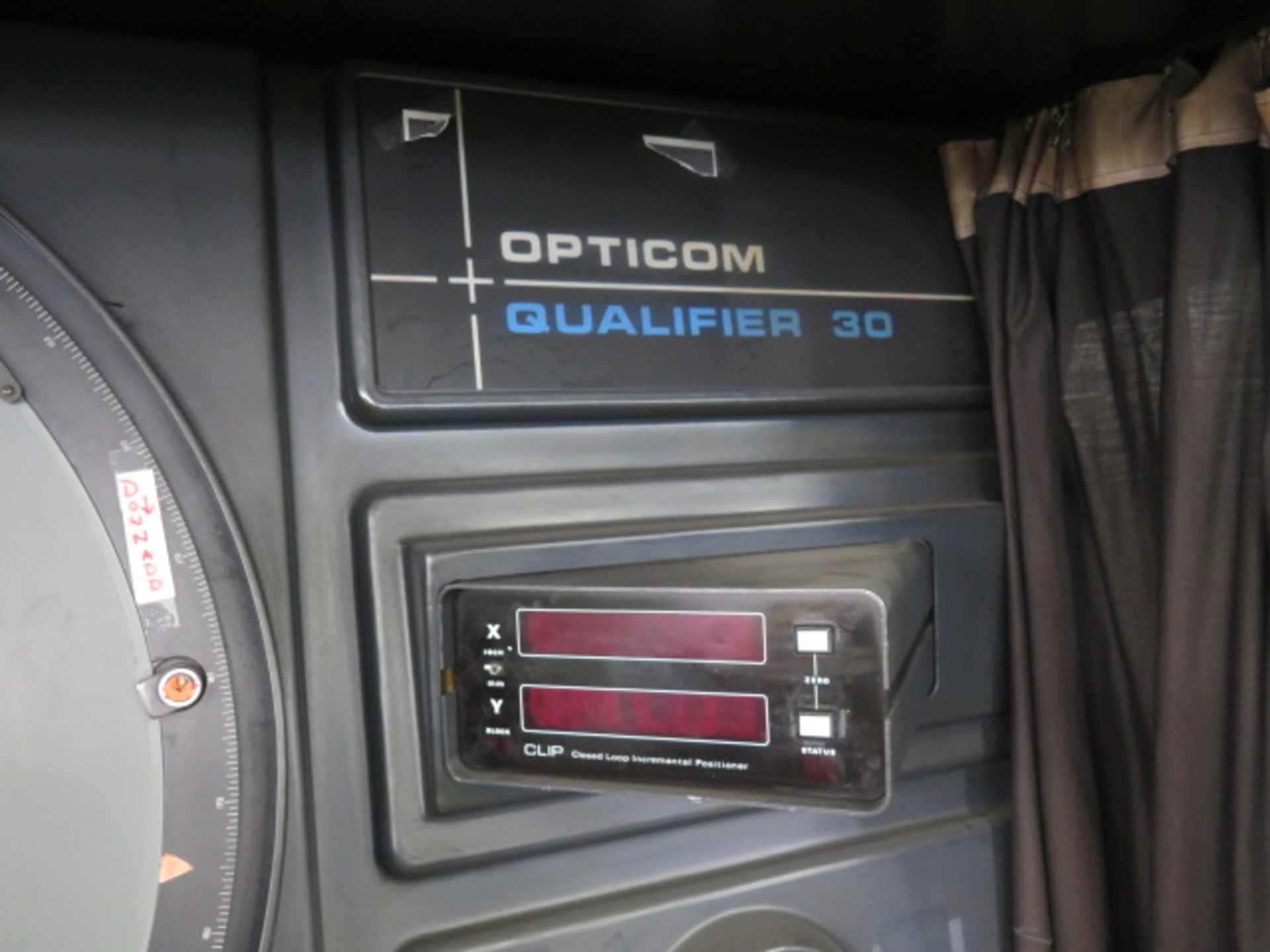 OGP Optical Gaging Co. “Opticon Qualifier 30” mdl. 0030S 30” Optical Comparator s/n 00300-340 w/ - Image 6 of 8