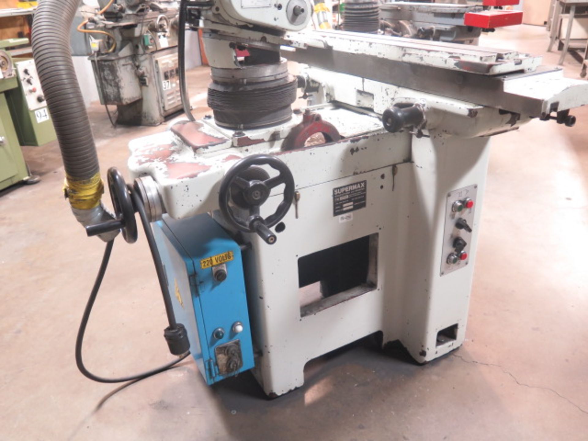 Supermax M-40 Universal Tool and Cutter Grinder s/n 2696 w/ Compound Dual Wheel Grinding Head, - Image 5 of 8