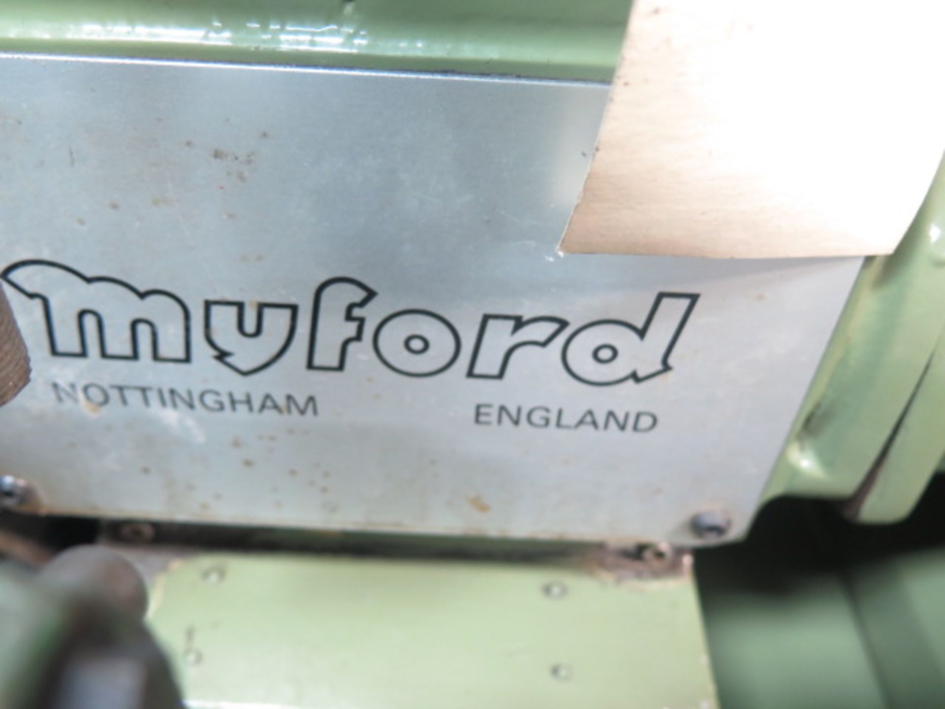 Myford MG12-M 5” x 12” Universal Cylindrical Grinder s/n SM157324 w/ Motorized Work Head, Tailstock, - Image 9 of 9