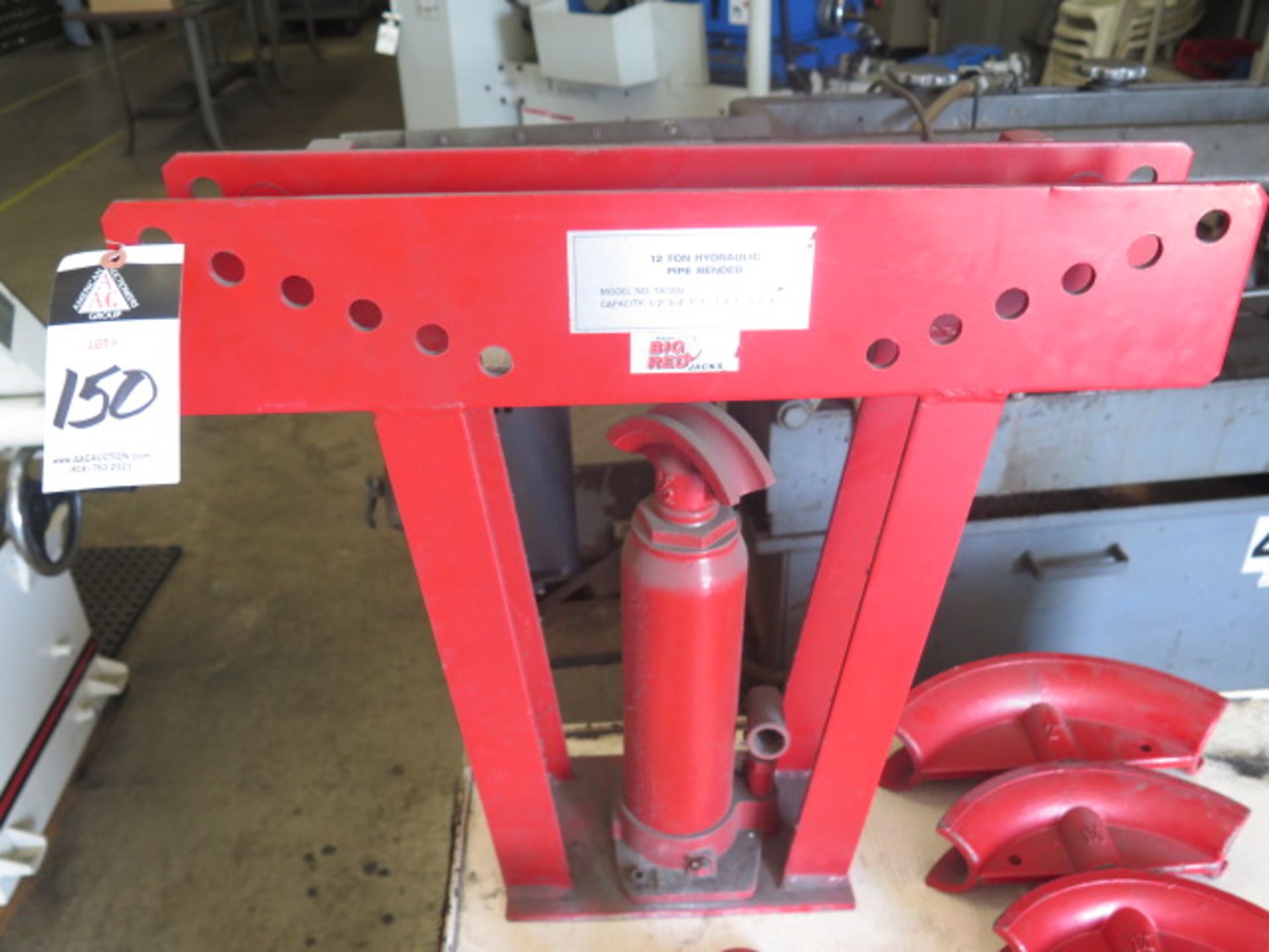 Torin "Big Red" 3/4" -2" Hydraulic Pipe Bender - Image 2 of 5