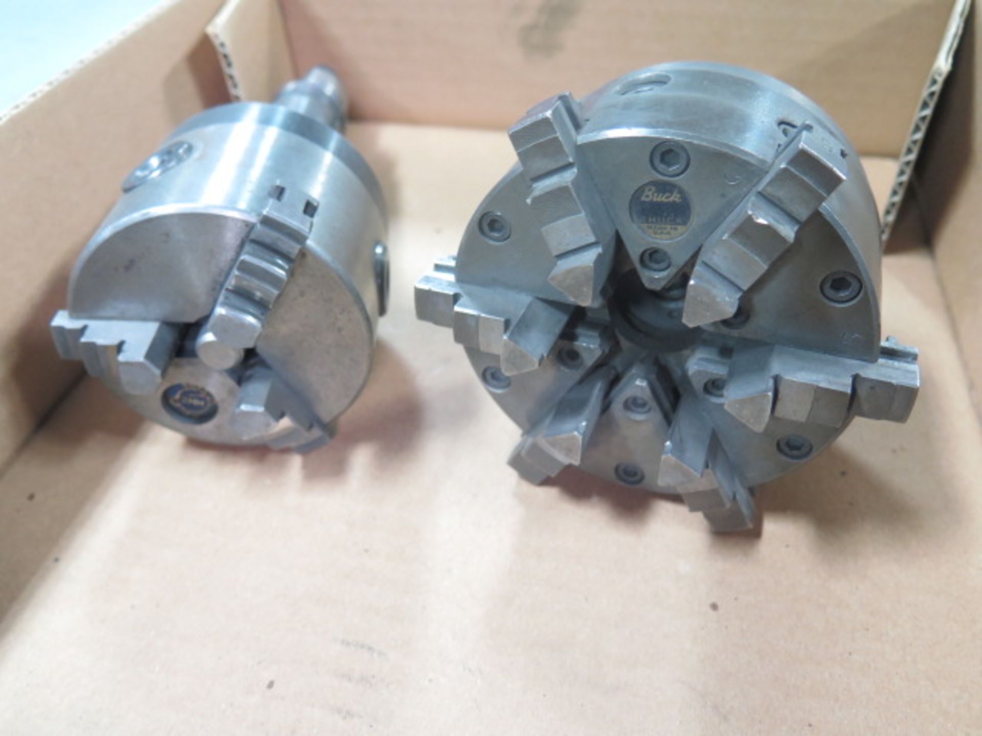4" 6-Jaw Chuck and 3" 3-Jaw Chuck - Image 2 of 3