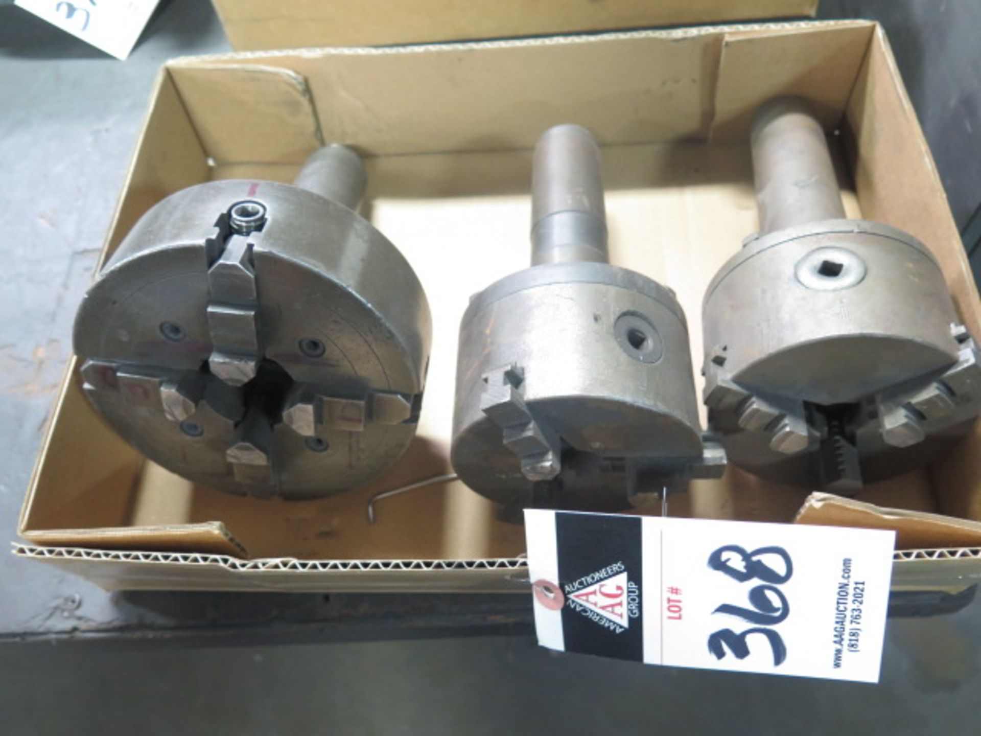 Misc 3-Jaw and 4-Jaw Chucks (3)
