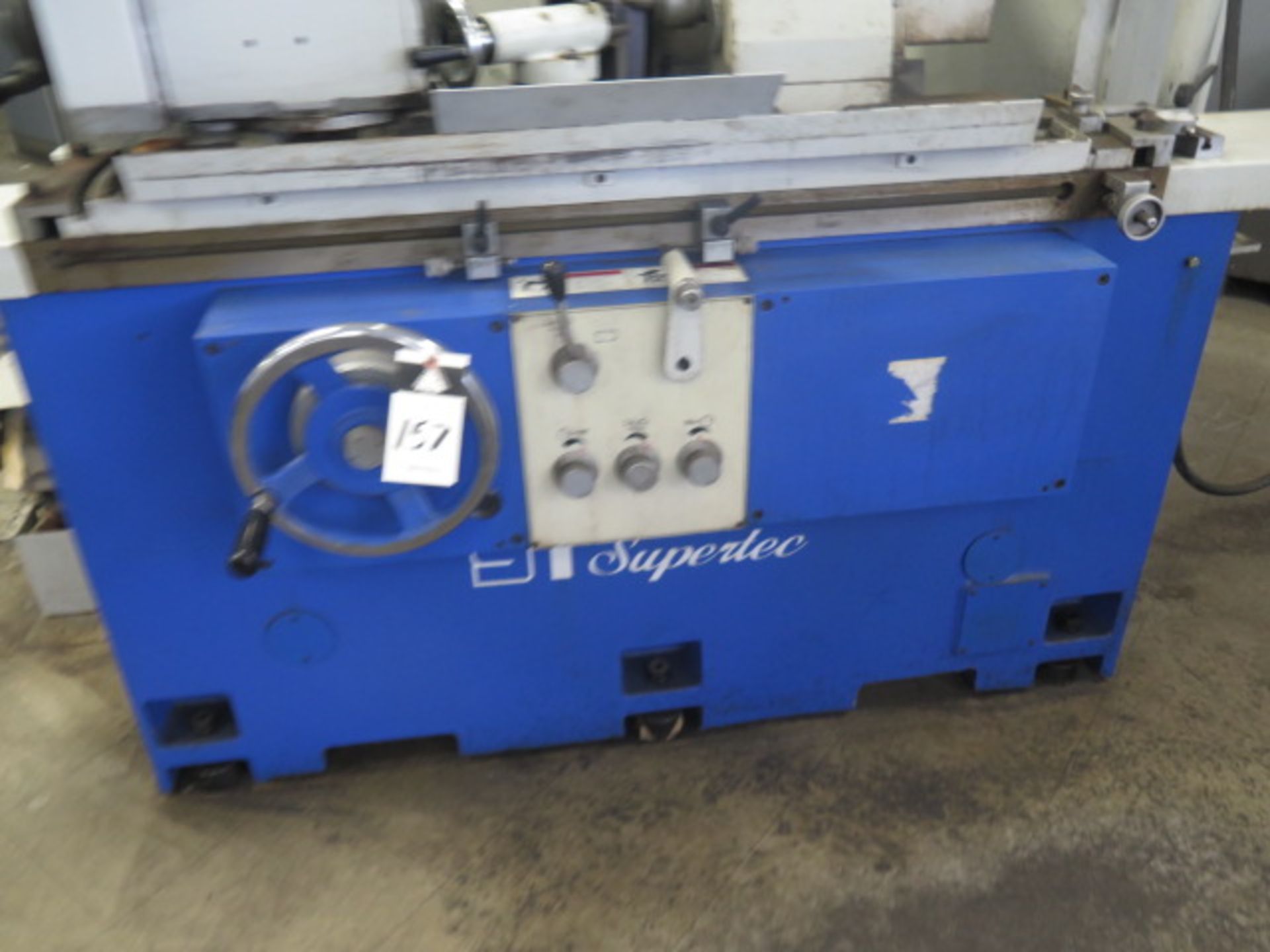 2008 Supertec G25P-50NC 10” x 20” NC Cylindrical Grinder s/n GR07010 w/ PLC Controls, Hand Wheel - Image 3 of 11