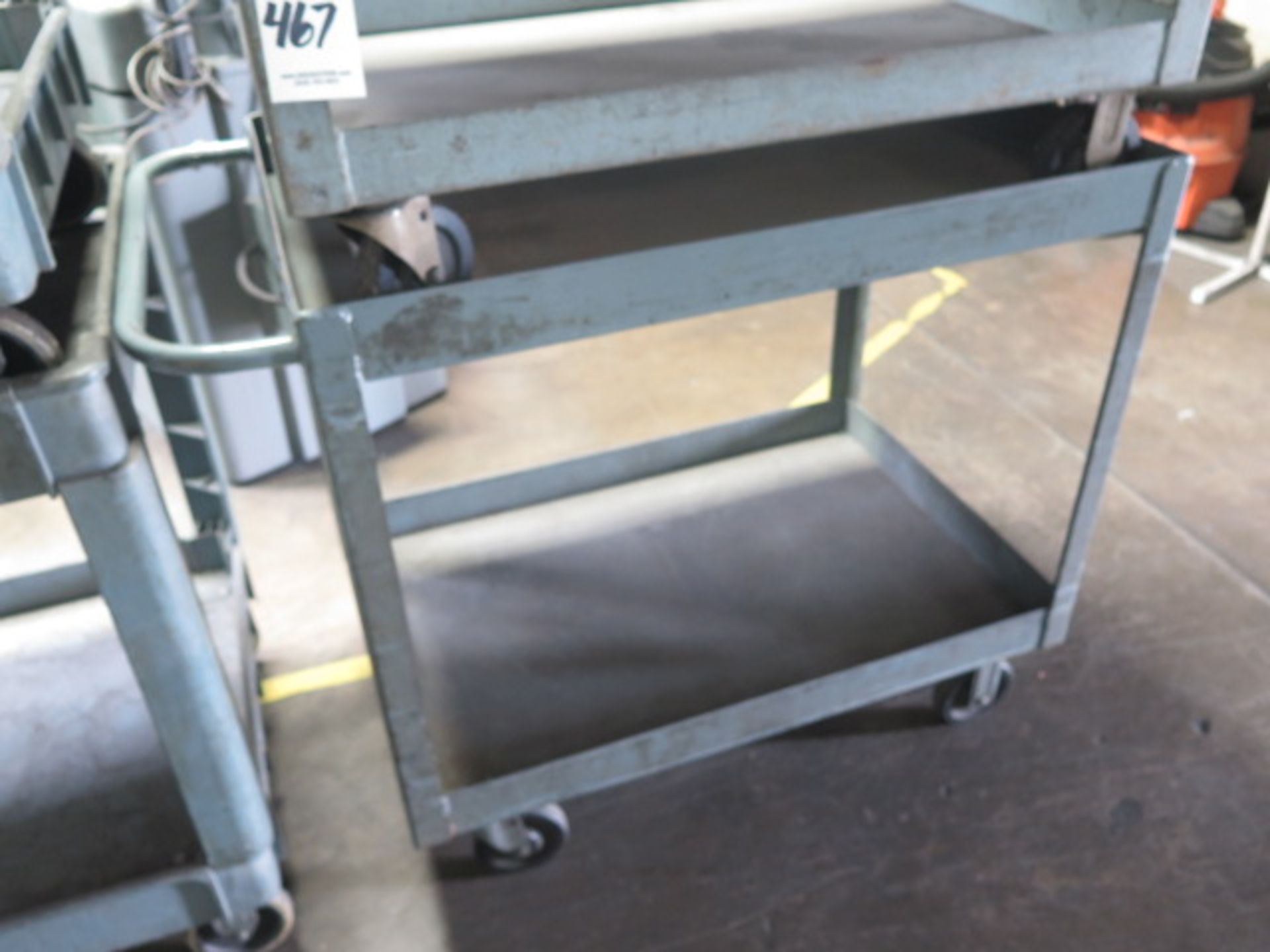 Heavy Duty Steel Shop Carts (2) - Image 2 of 2