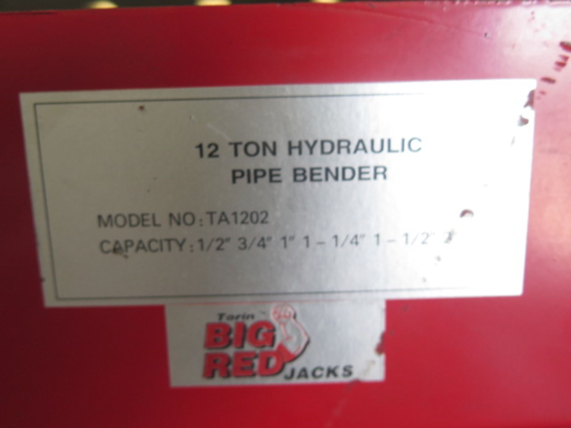 Torin "Big Red" 3/4" -2" Hydraulic Pipe Bender - Image 5 of 5