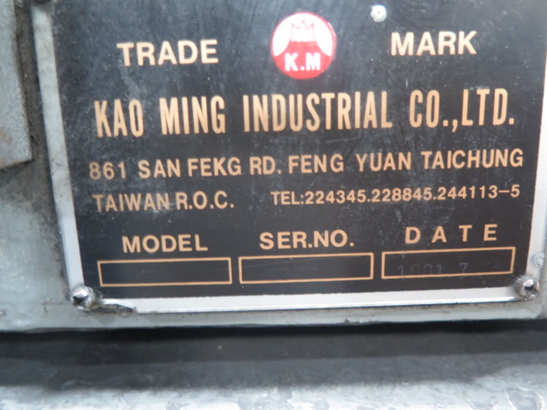 Kao Ming KM-40S Universal Tool and Cutter Grinder w/ 5 ½” x 37” Table - Image 7 of 7