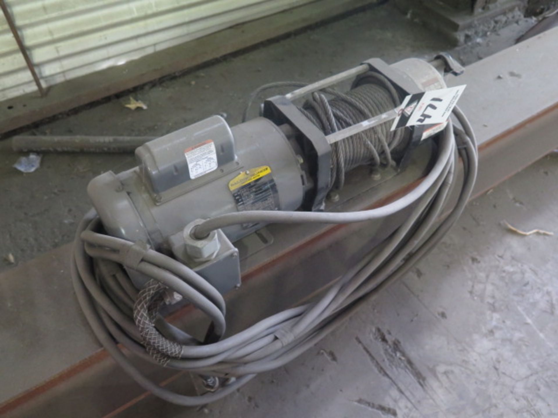 3000 Lb Elecctric Hoist w/ 1.5Hp Motor, Beam - Image 2 of 3