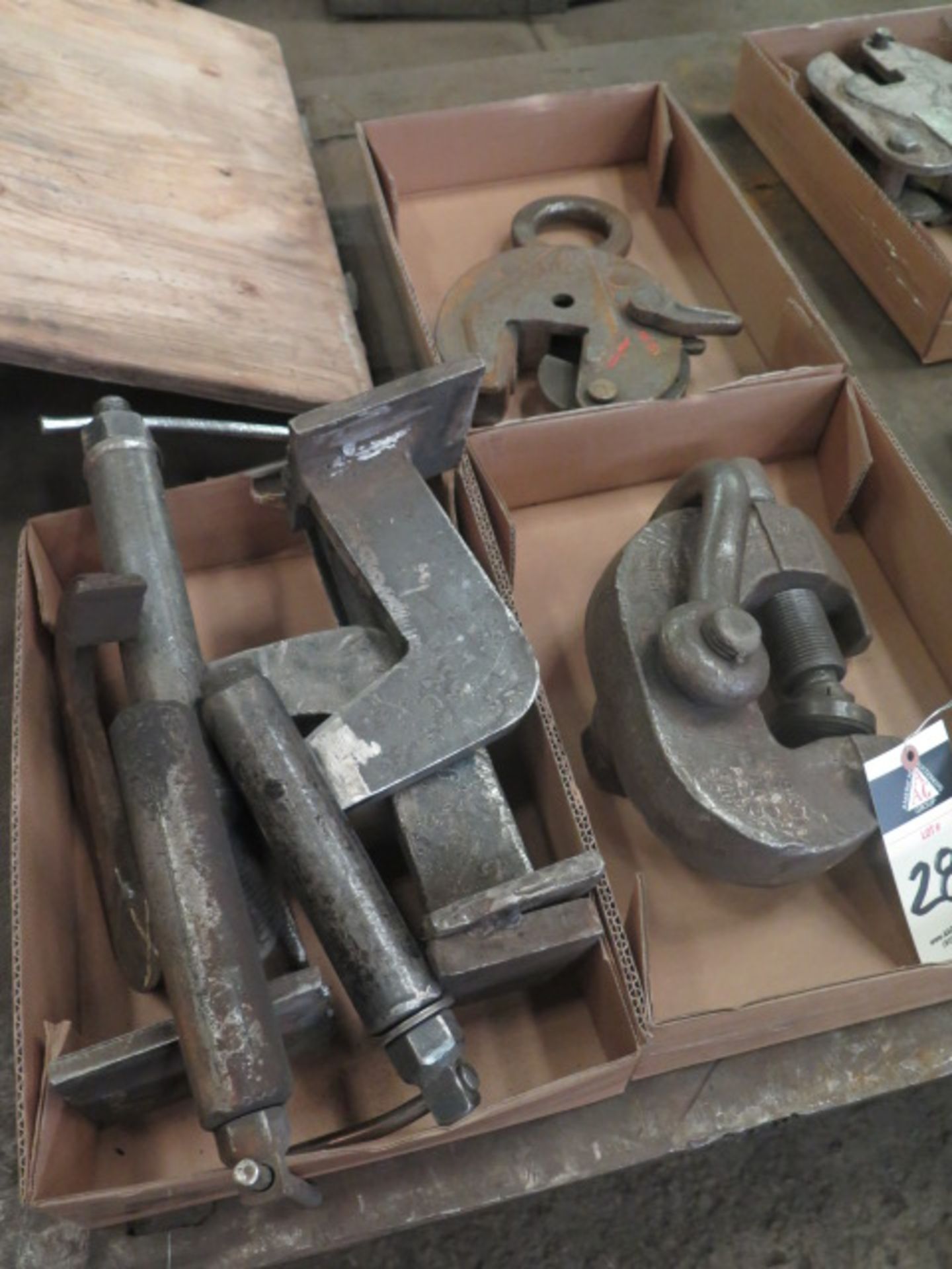 Plate Lifting Clamps (2) and Fixture Clamps