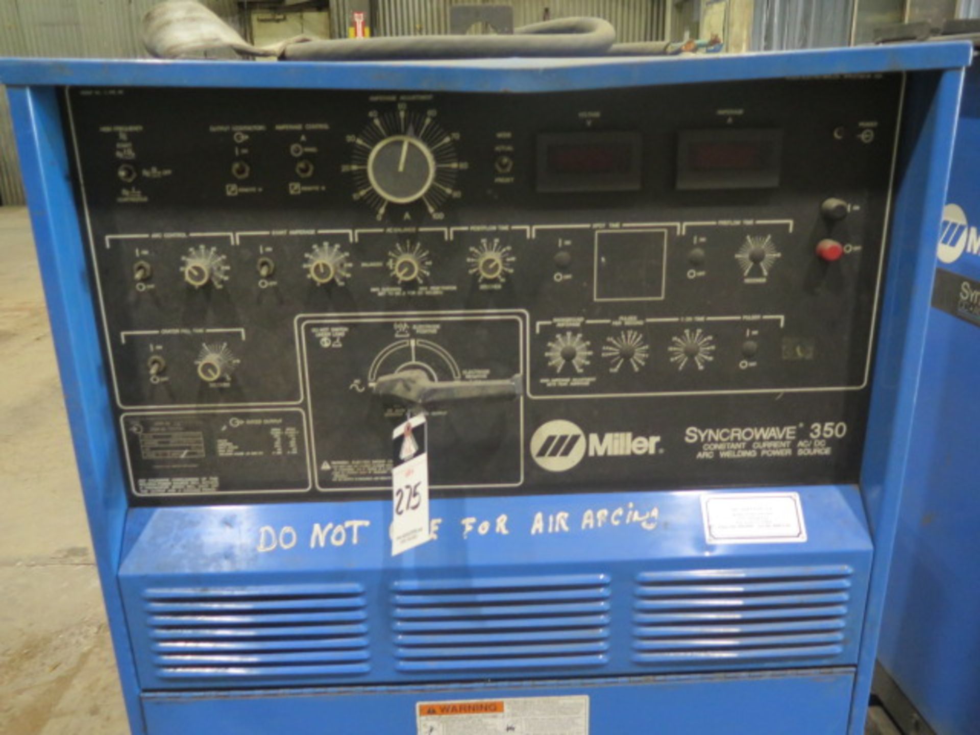 Miller Squarewave 350 CC-AC/DC Arc Welding Power Source s/n KC233771 - Image 3 of 4