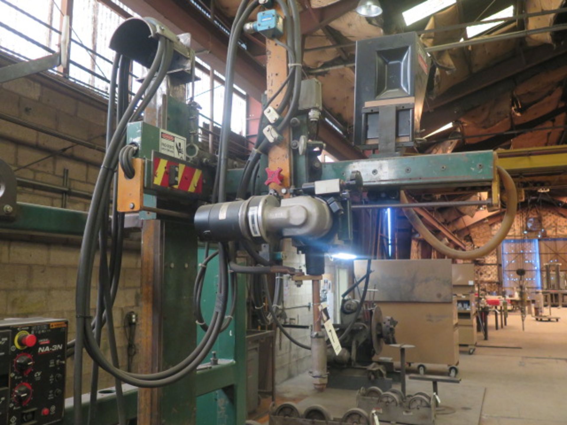 60” H x 18” Linear Welding Manipulator w/ Lincoln Flextec 650 Arc Welding Power Source, Lincoln NA- - Image 3 of 10